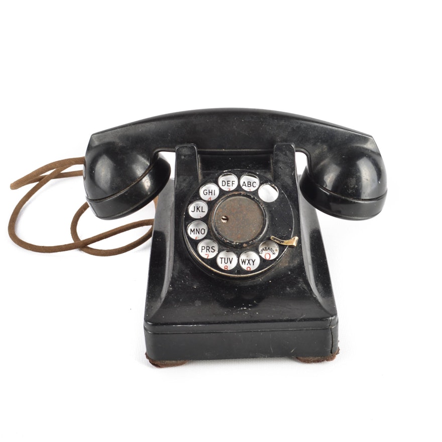 1940s Western Electric Company Rotary Telephone