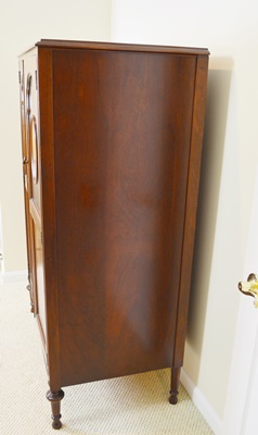 Walnut Wardrobe With Marquetry, Late 1920s-30s