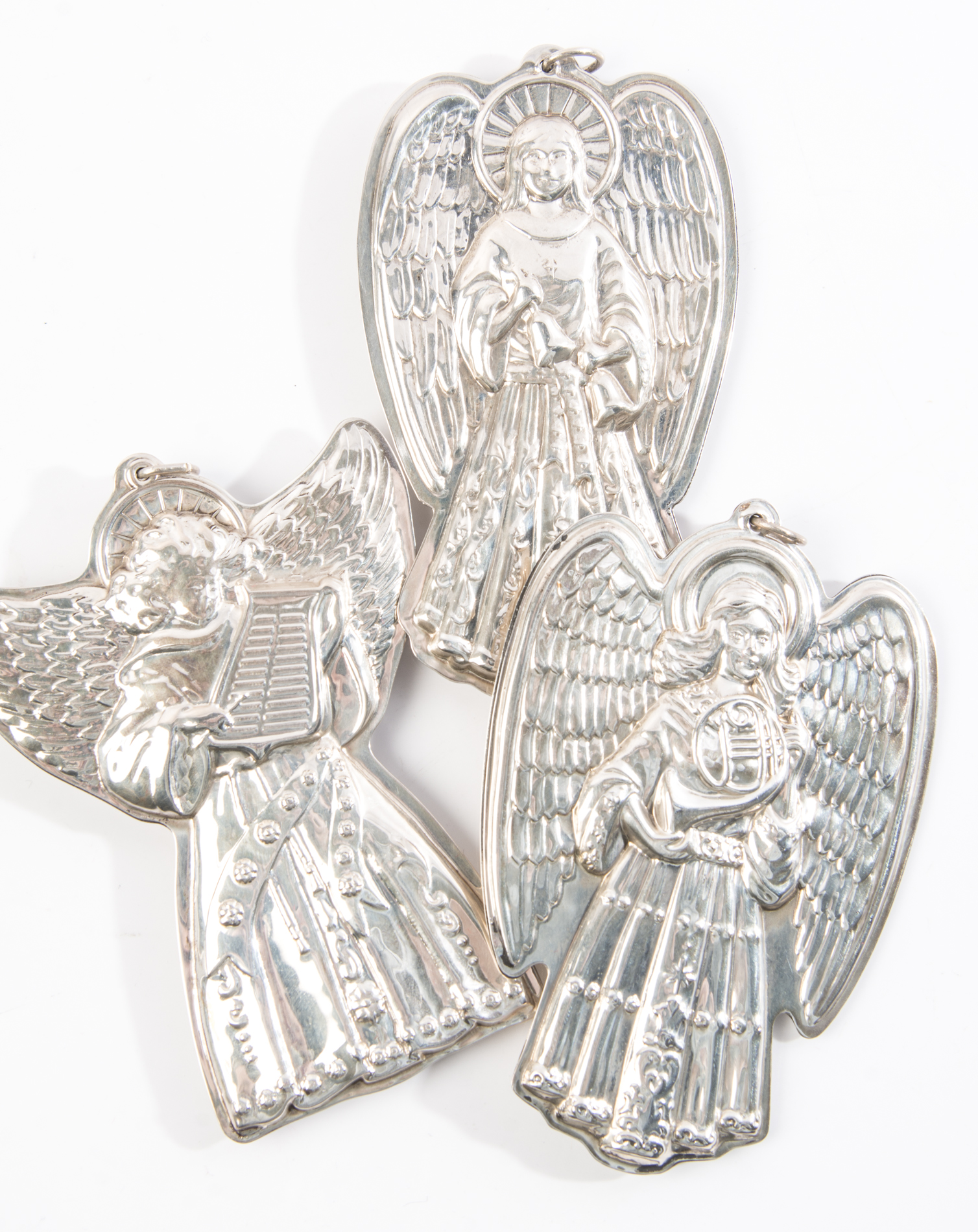 Vintage Towle Sterling Silver Angel Ornaments