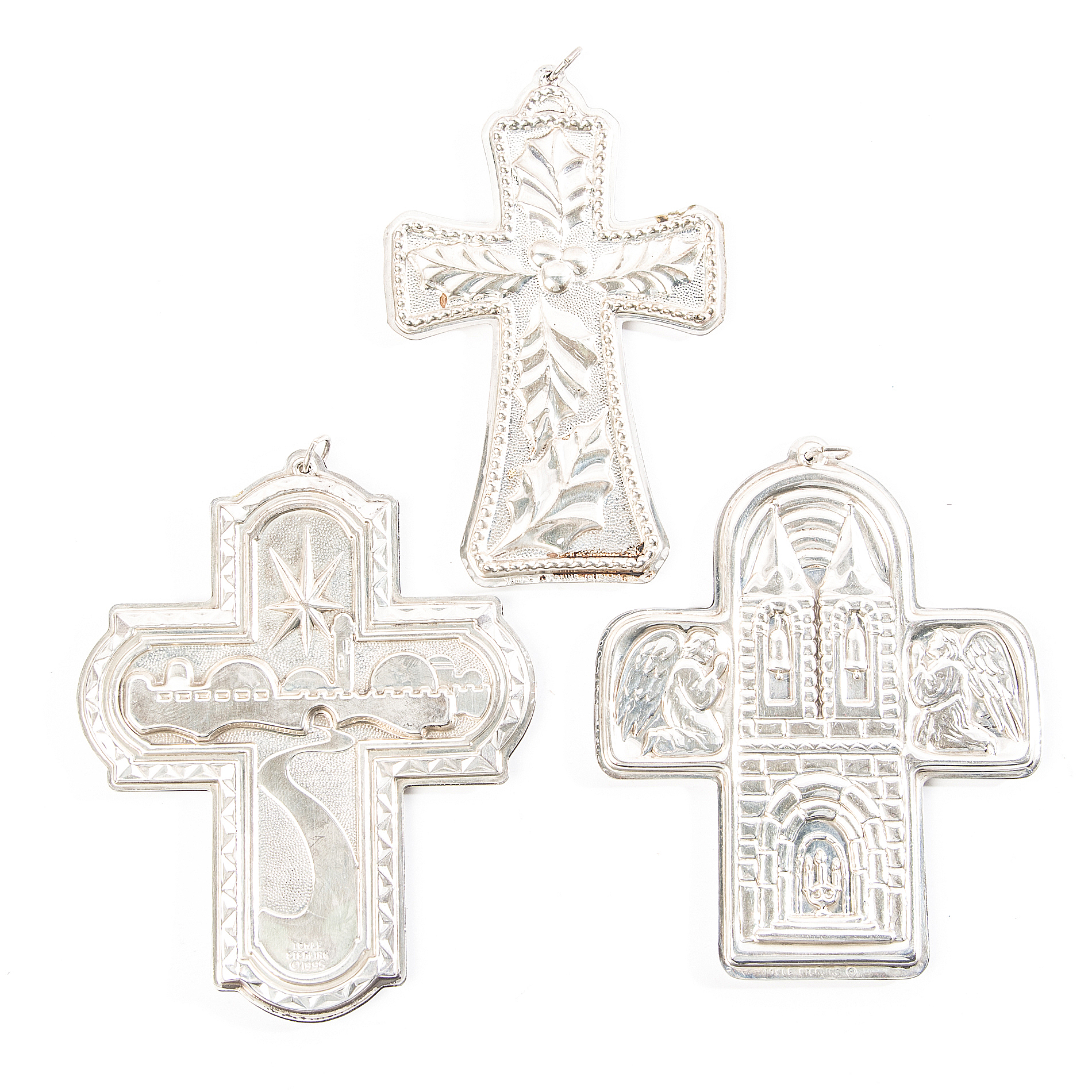 Towle Sterling Silver Cross Ornaments