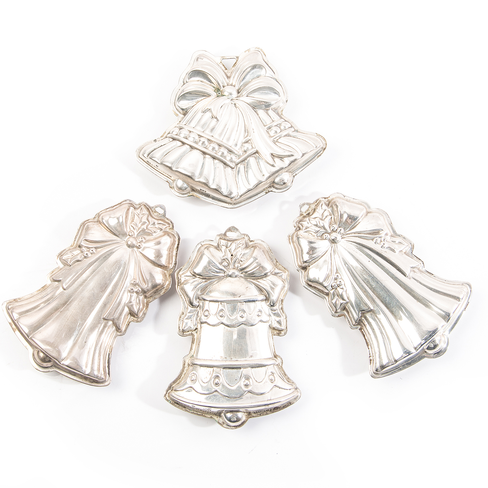 Reed and Barton Sterling Silver Bell Ornaments