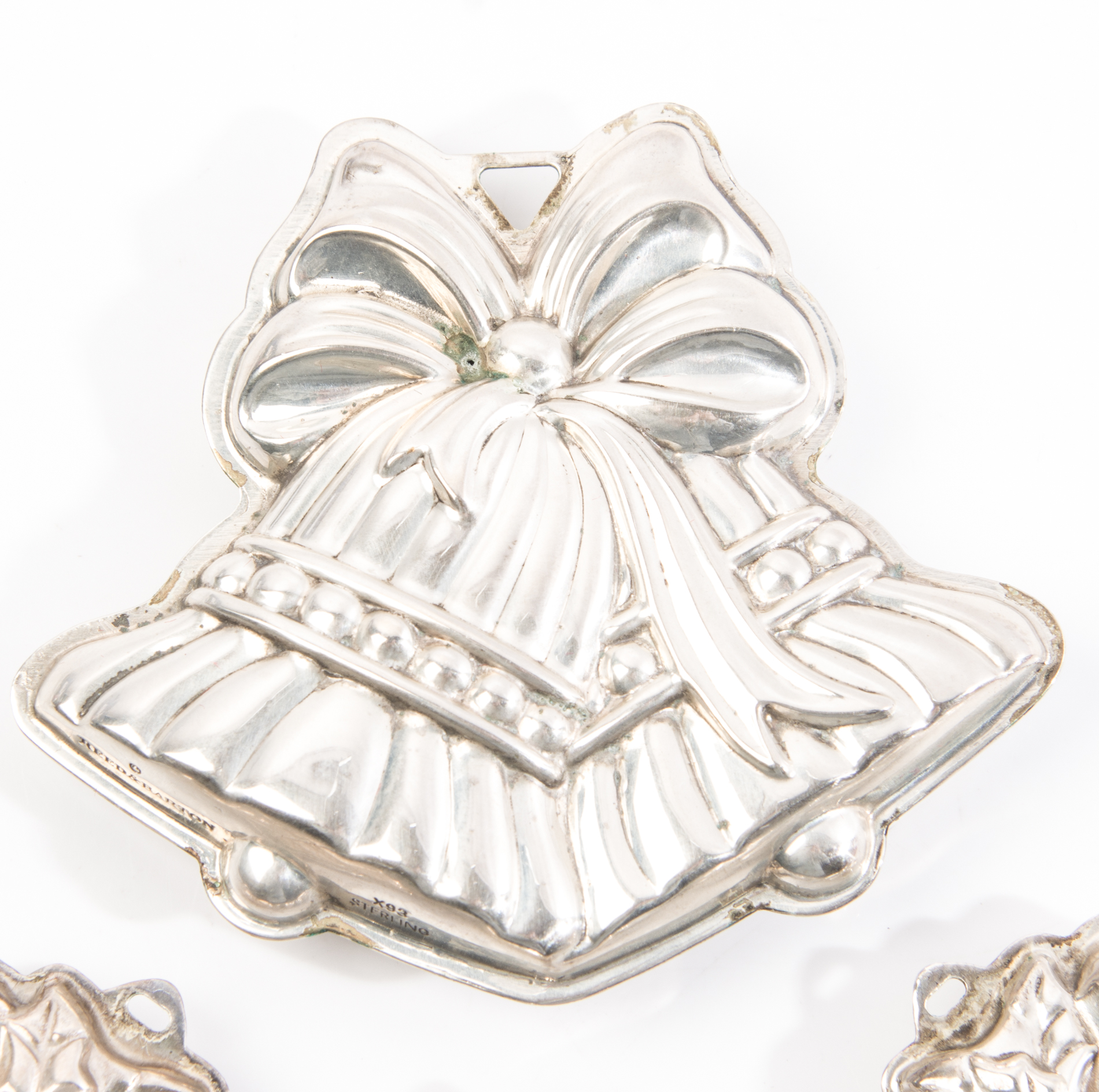 Reed and Barton Sterling Silver Bell Ornaments