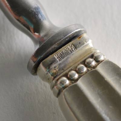 Georg Jensen "Acorn" Sterling Cheese Carving Knife