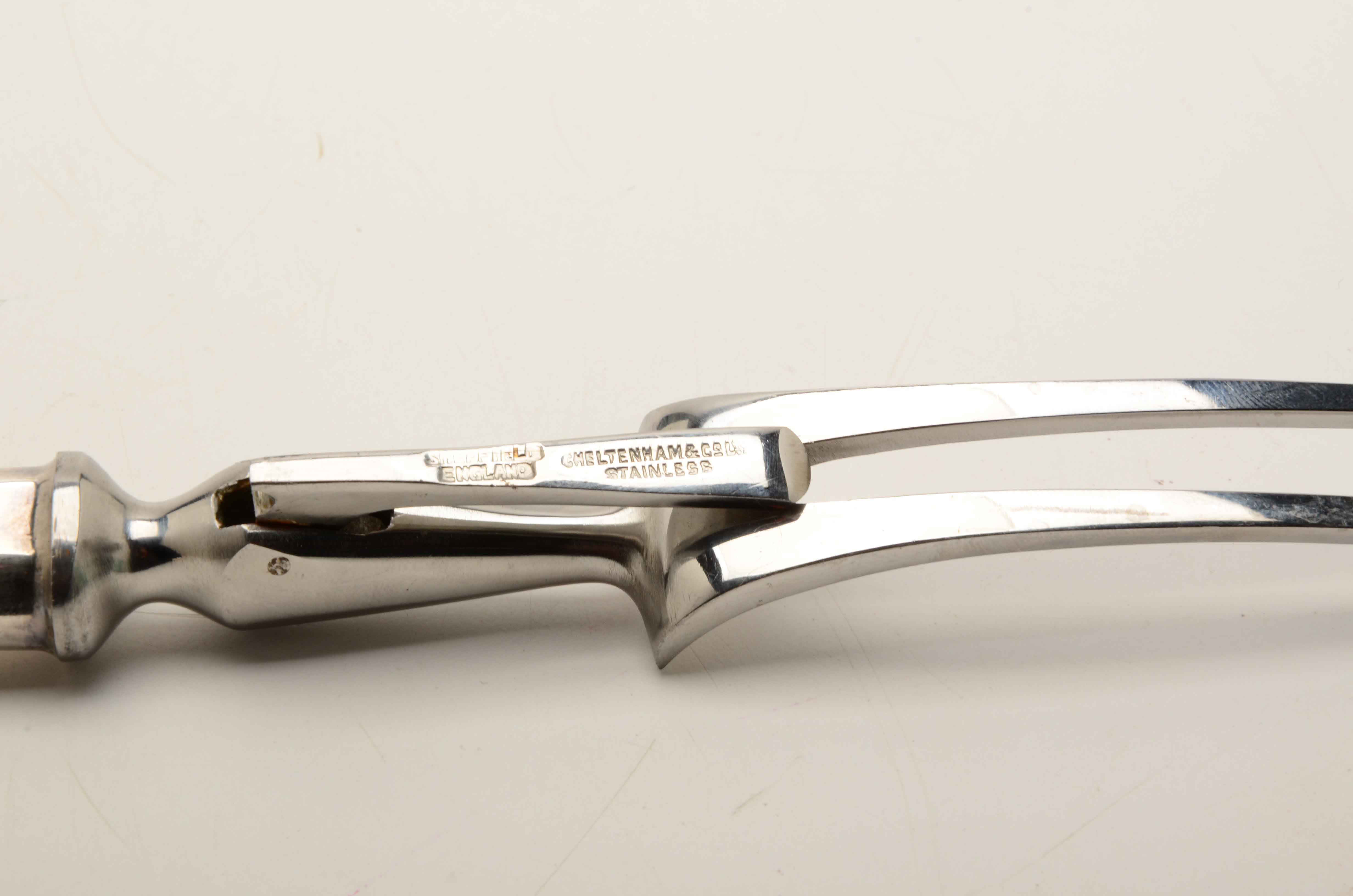 Cheltenham and Company Ltd. Serving Fork and Knife