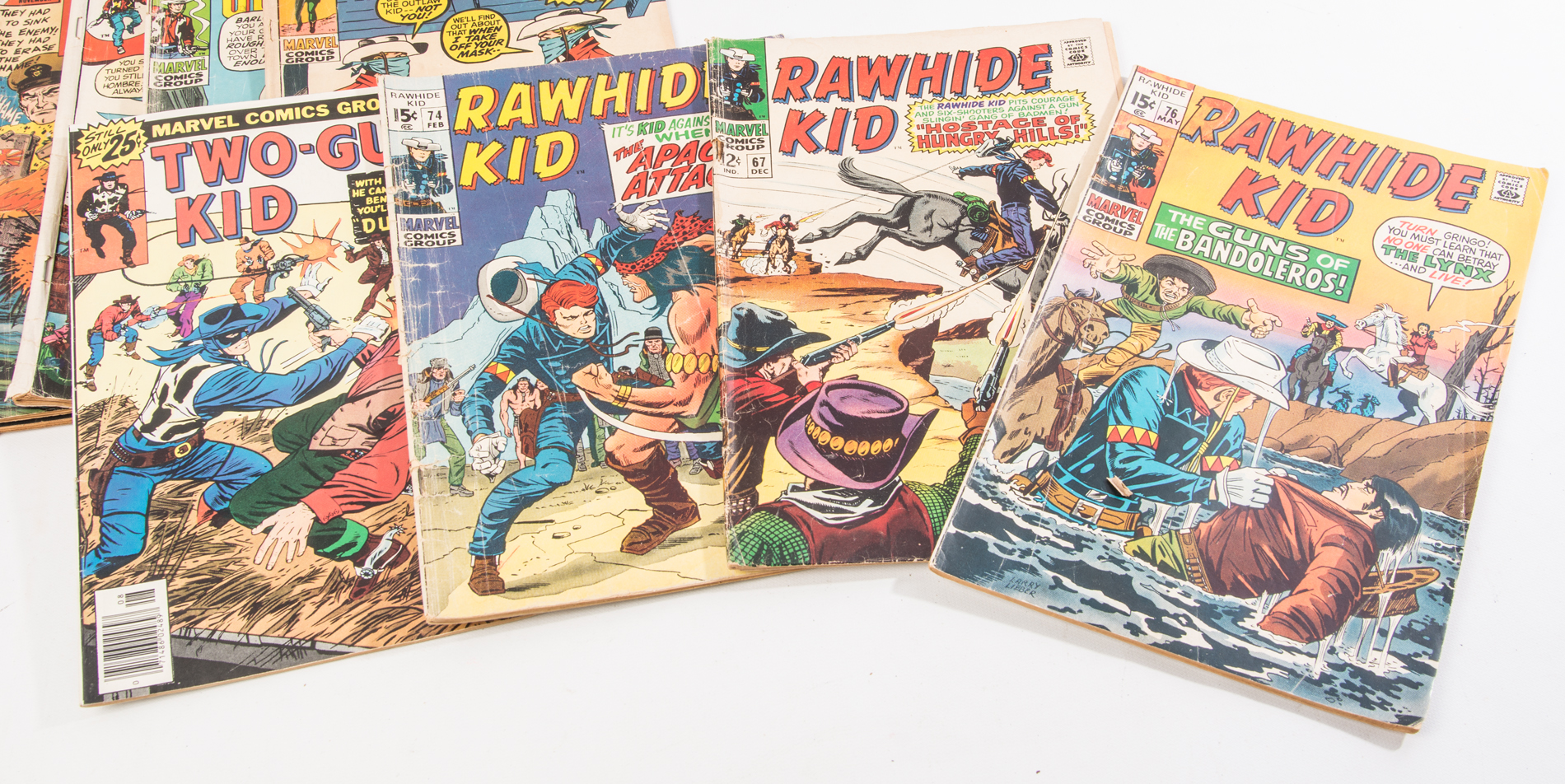 Vintage Western and Military Comic Books