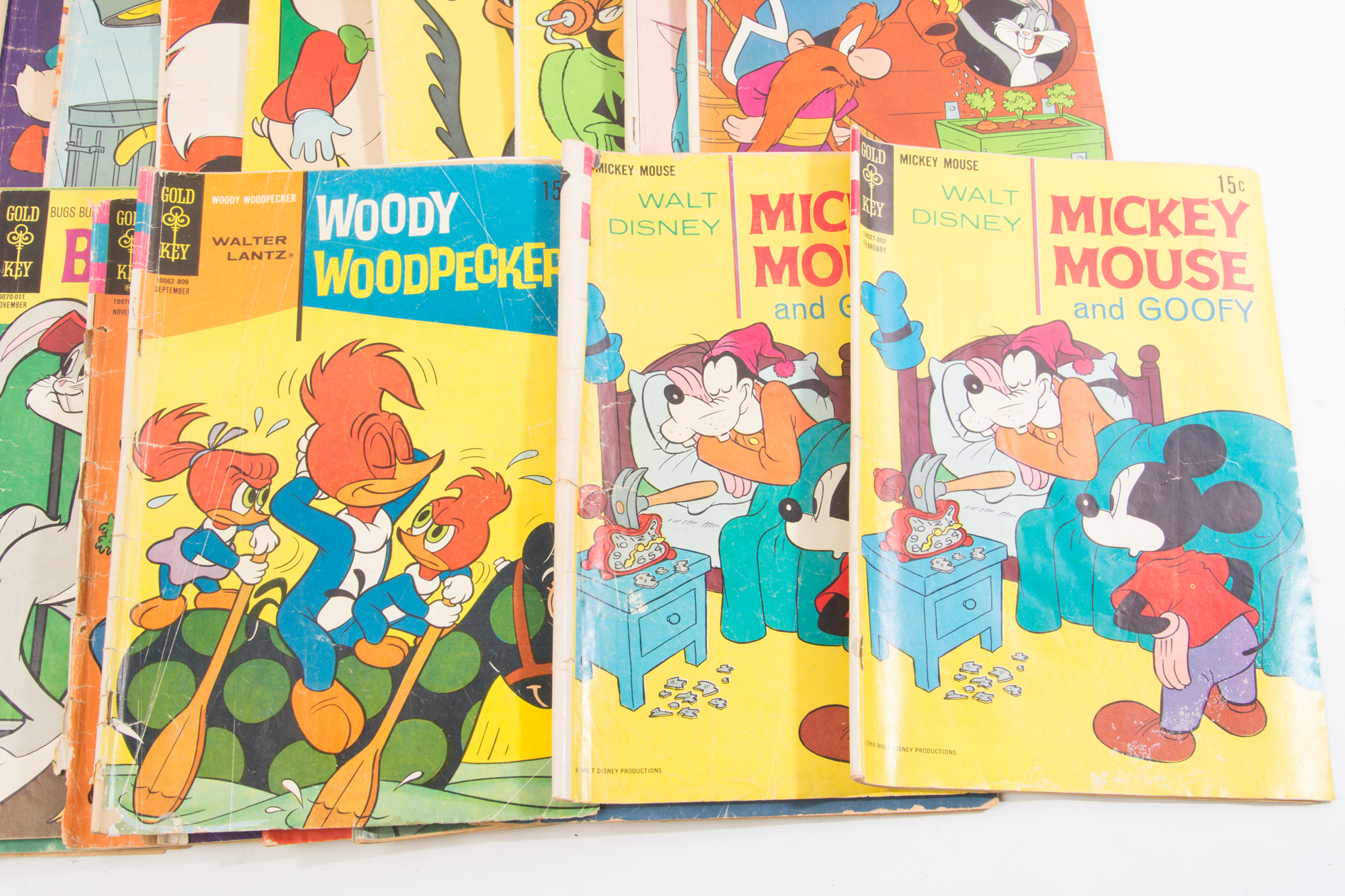 Vintage Gold Key Comics Featuring Disney