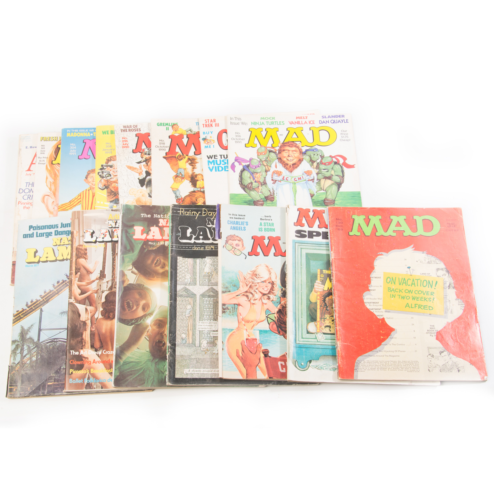 Vintage "MAD" and "National Lampoon" Magazines