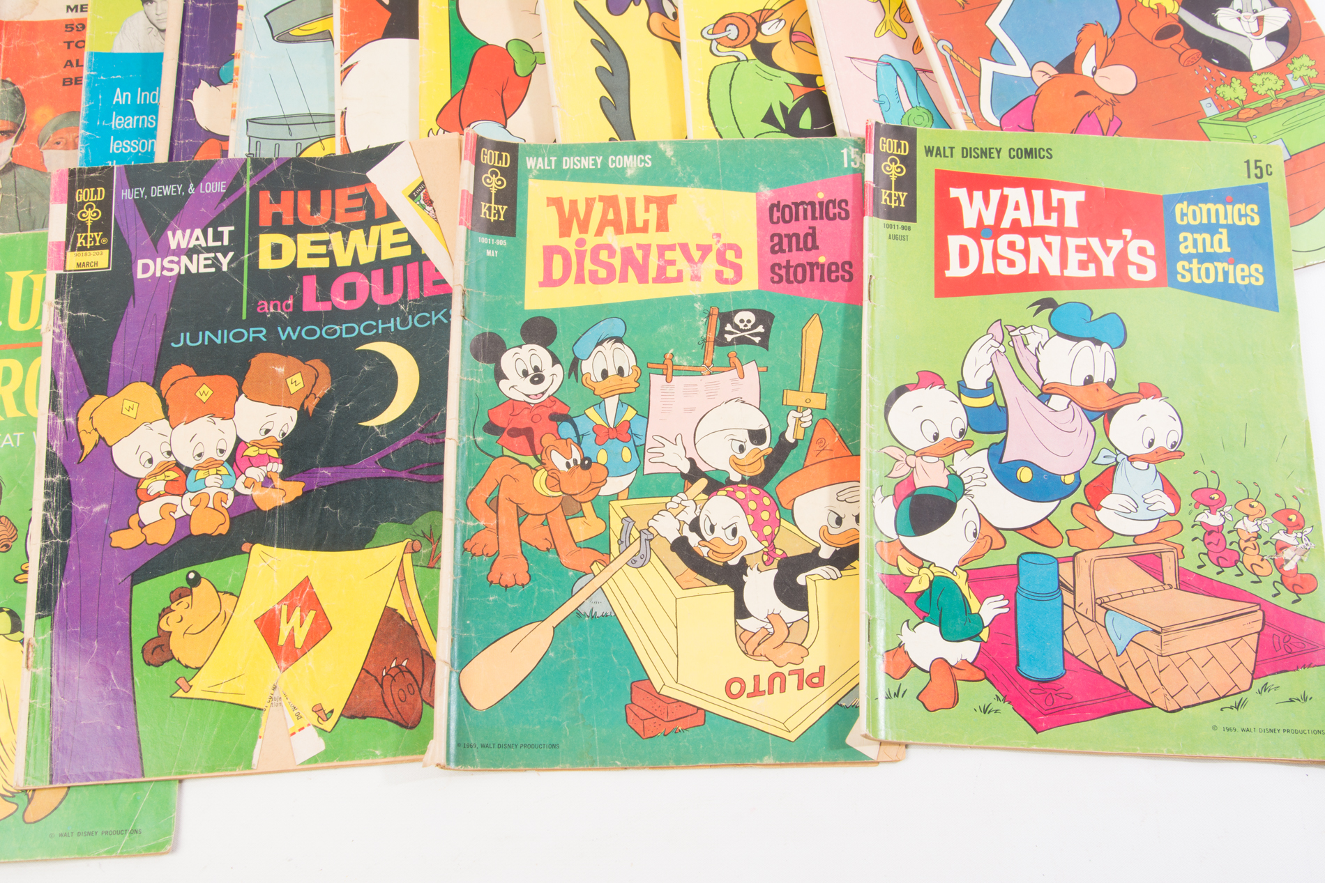 Vintage Gold Key Comics Featuring Disney