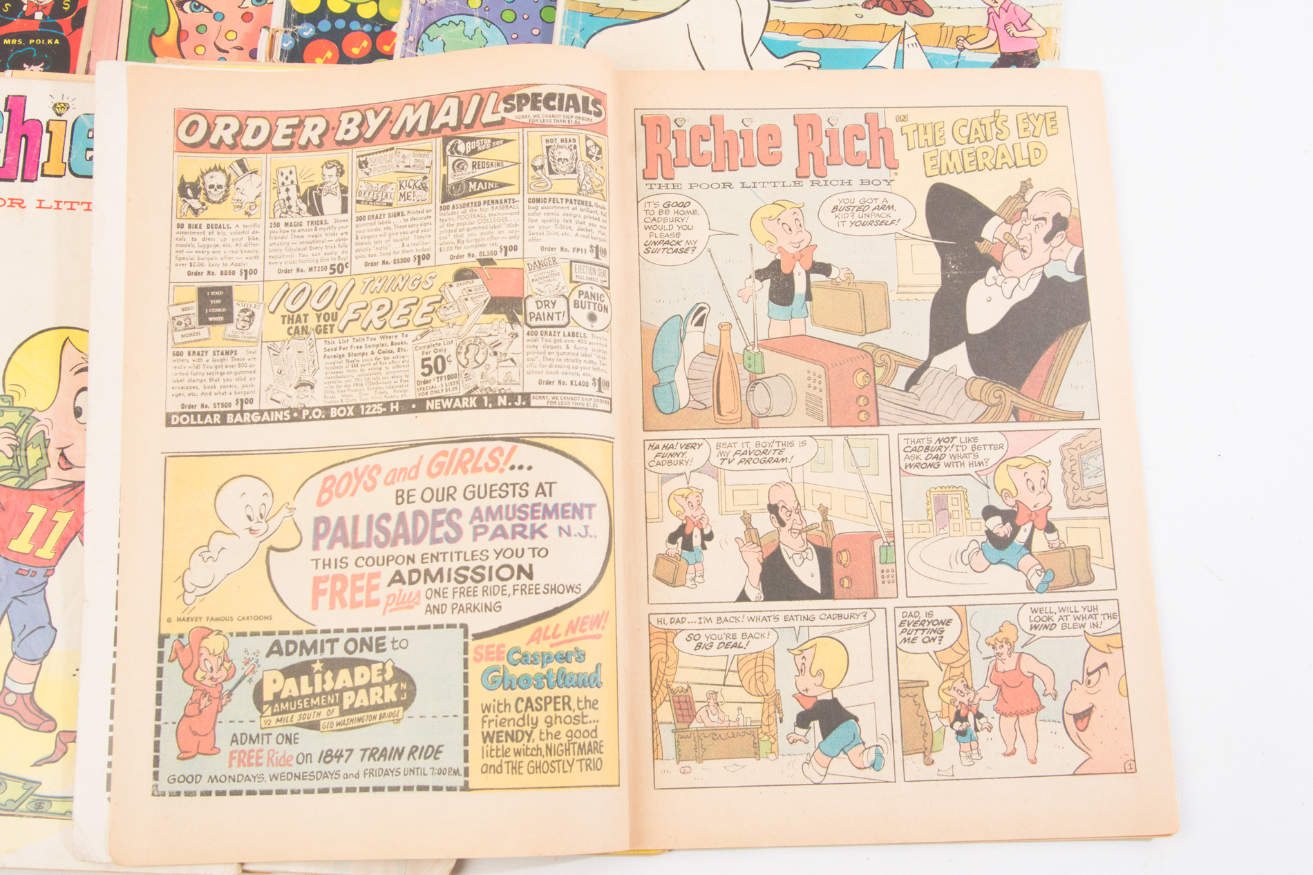 Vintage Harvey Comics Featuring Richie Rich, Casper, More