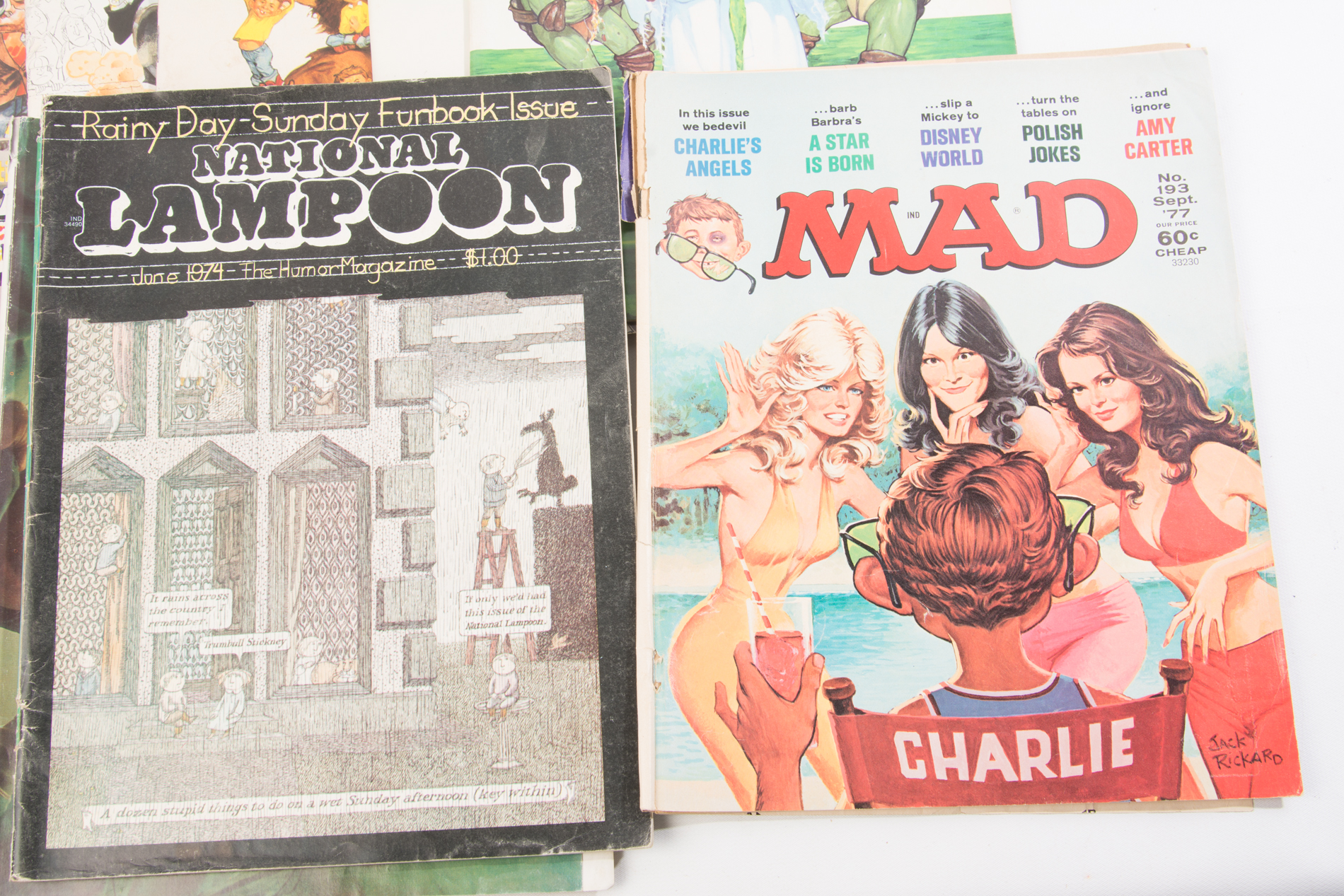 Vintage "MAD" and "National Lampoon" Magazines