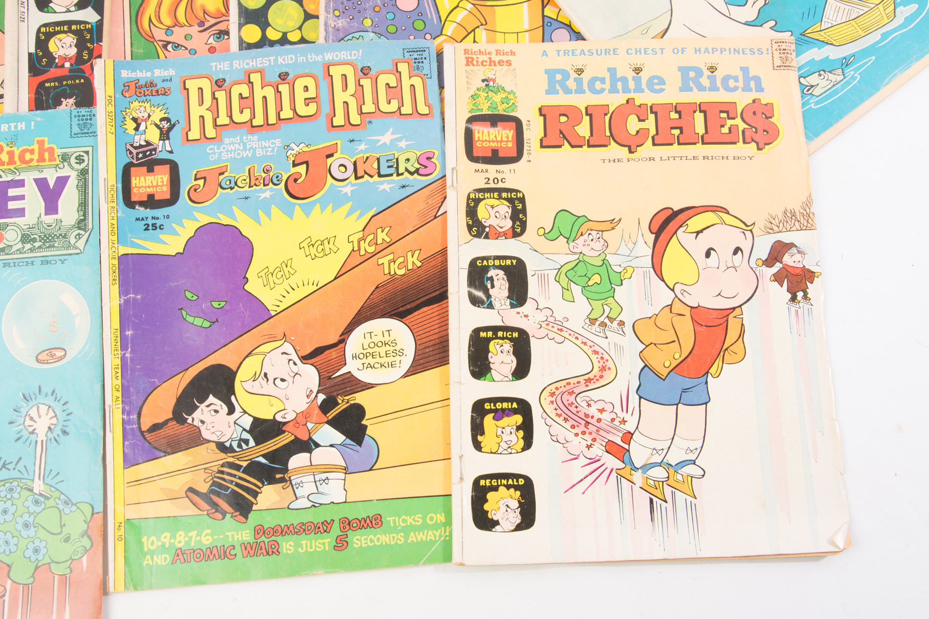 Vintage Harvey Comics Featuring Richie Rich, Casper, More