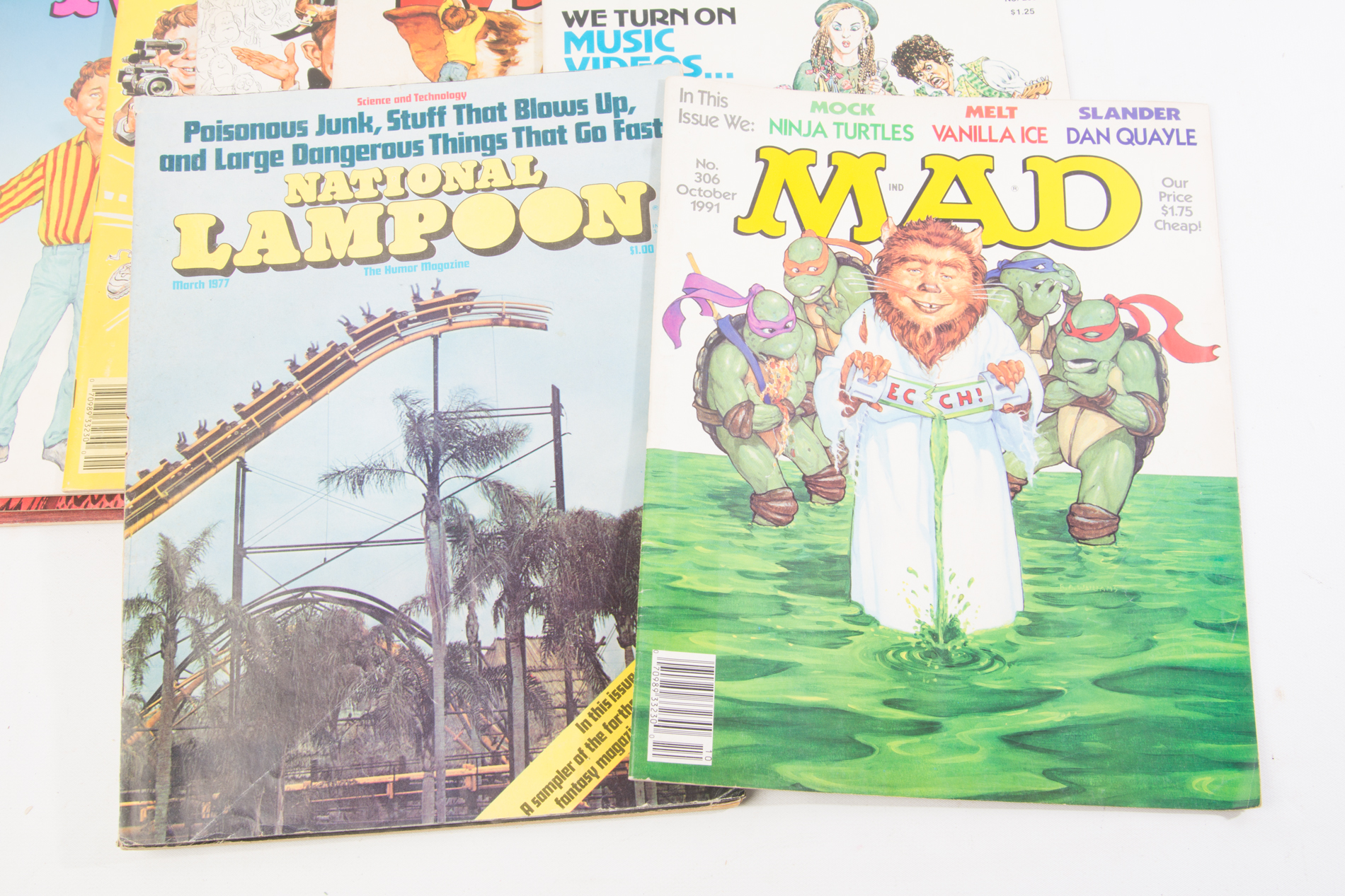 Vintage "MAD" and "National Lampoon" Magazines