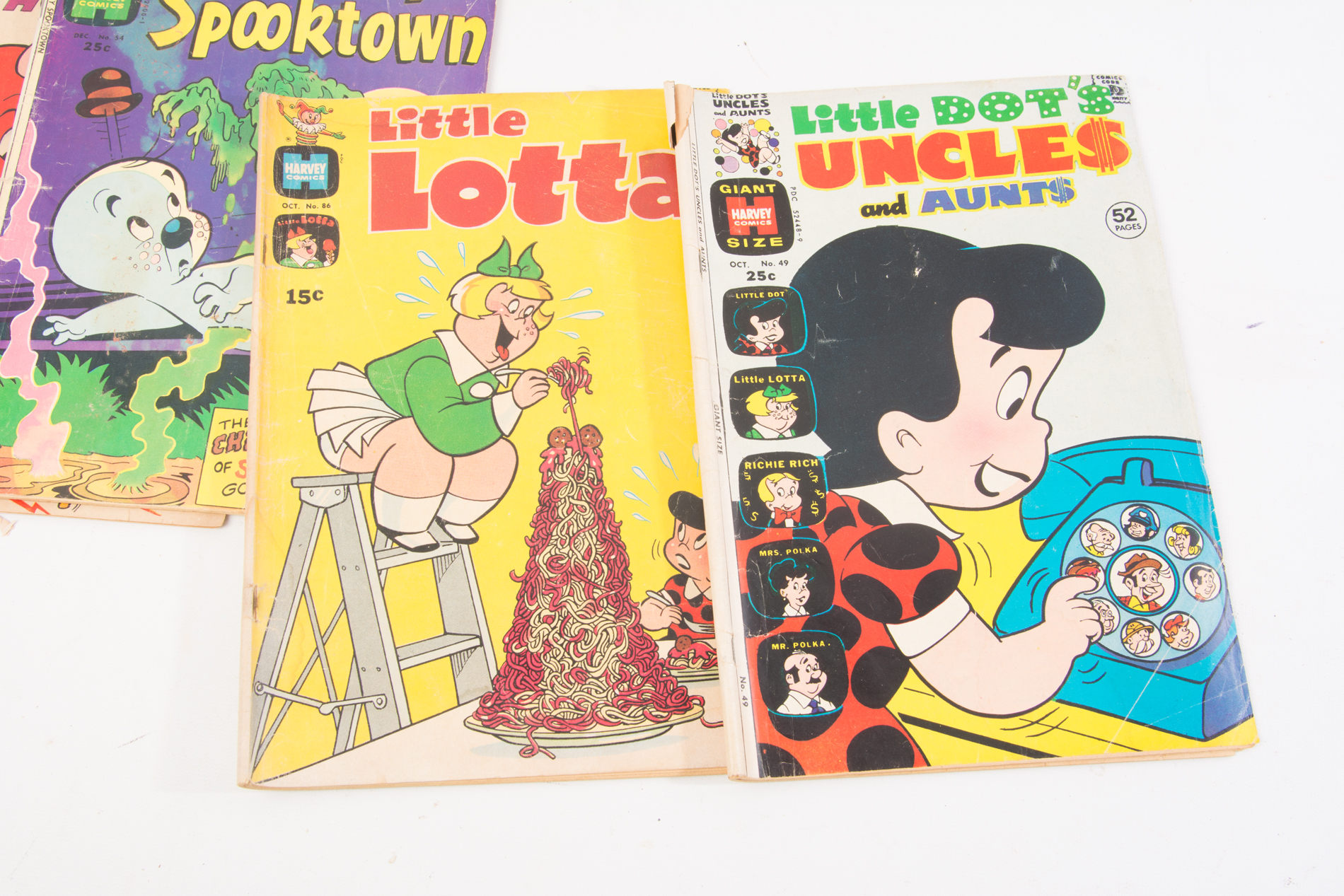 Vintage Harvey Comics Featuring Richie Rich, Casper, More