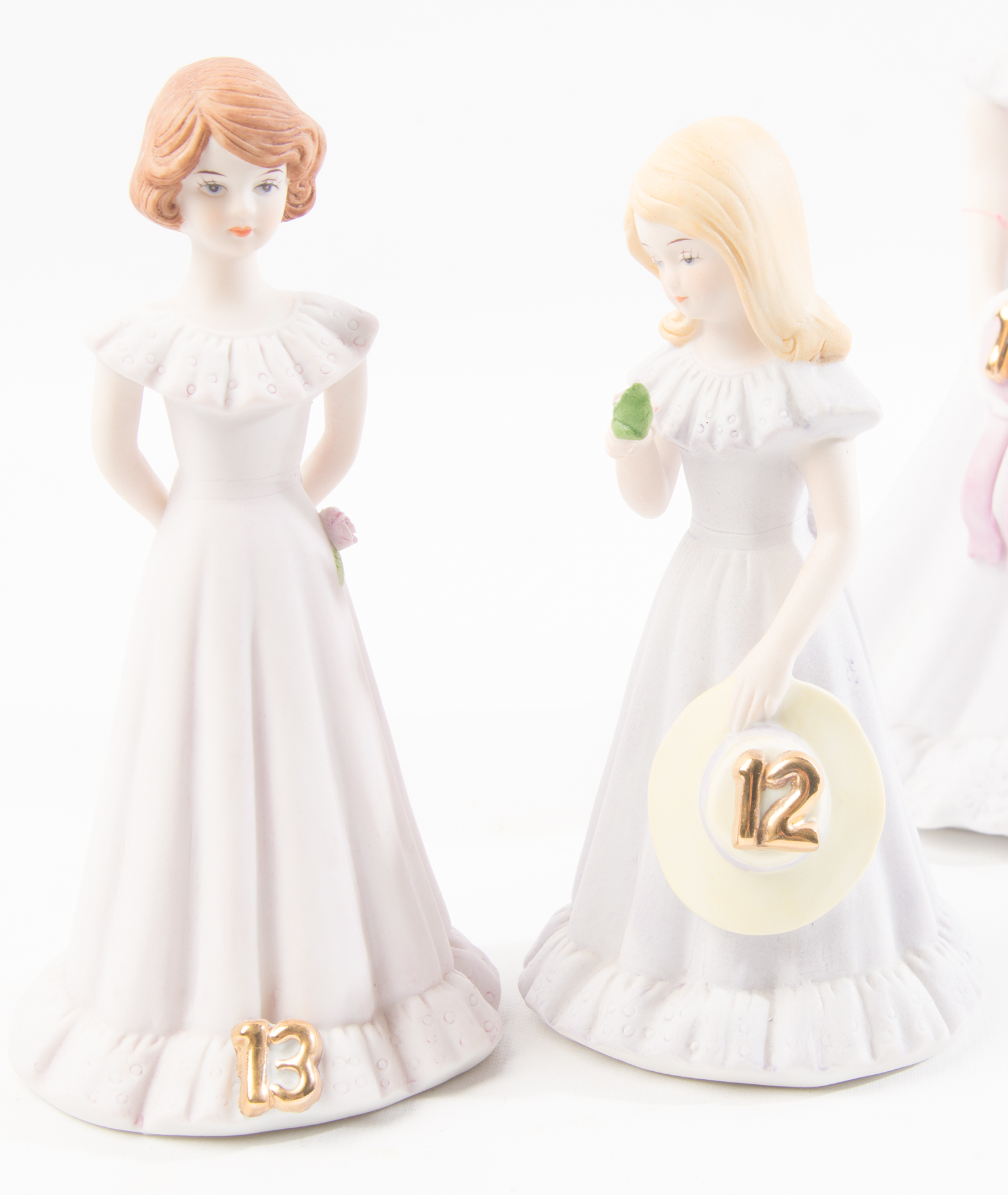 Enesco "Growing Up" Birthday Girl Figurines