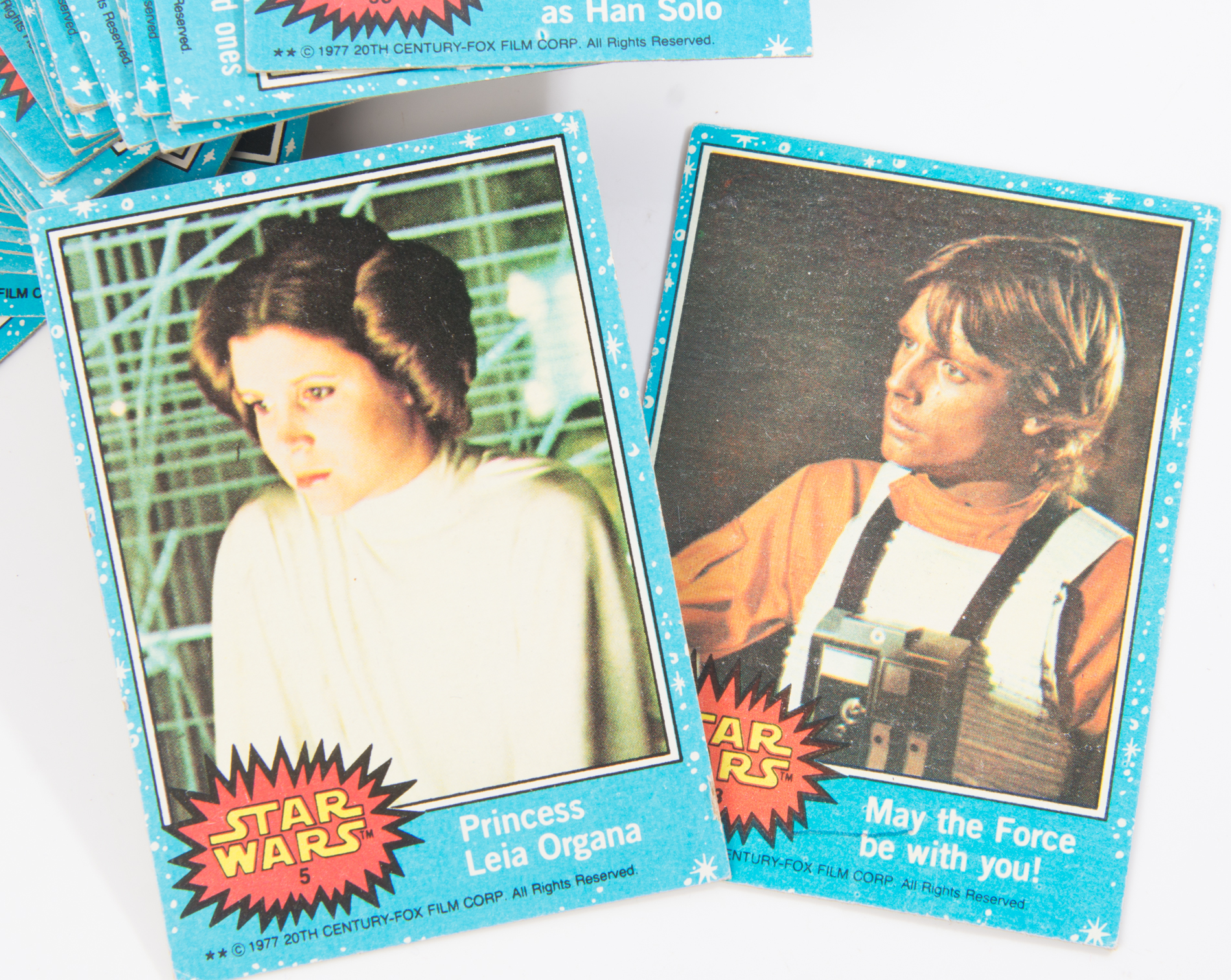Vintage 1977 Star Wars Trading Cards