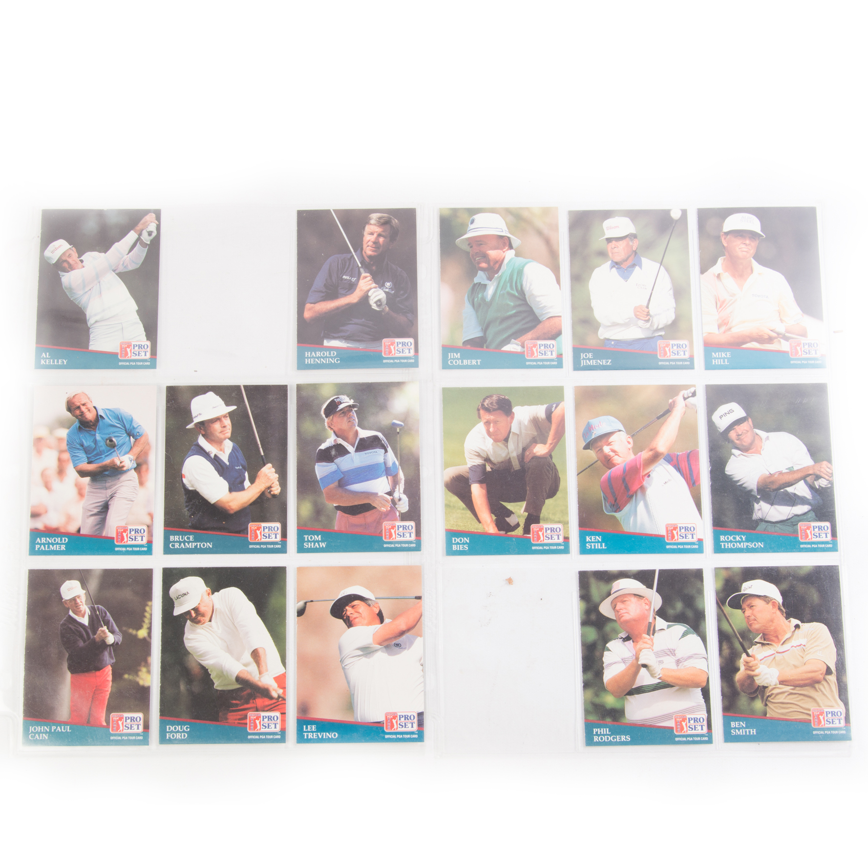Vintage Golf Trading Cards Featuring Arnold Palmer