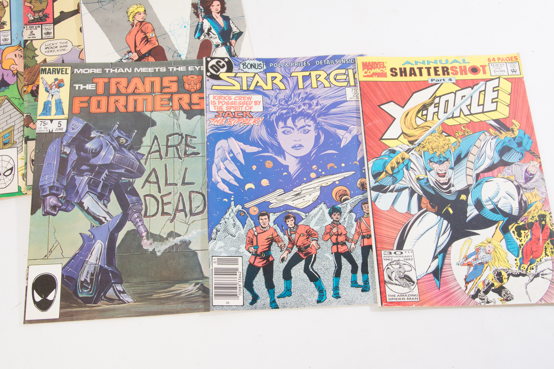 Comic Books Featuring Silver Age "Uncanny X-Men" and "Fantastic Four"