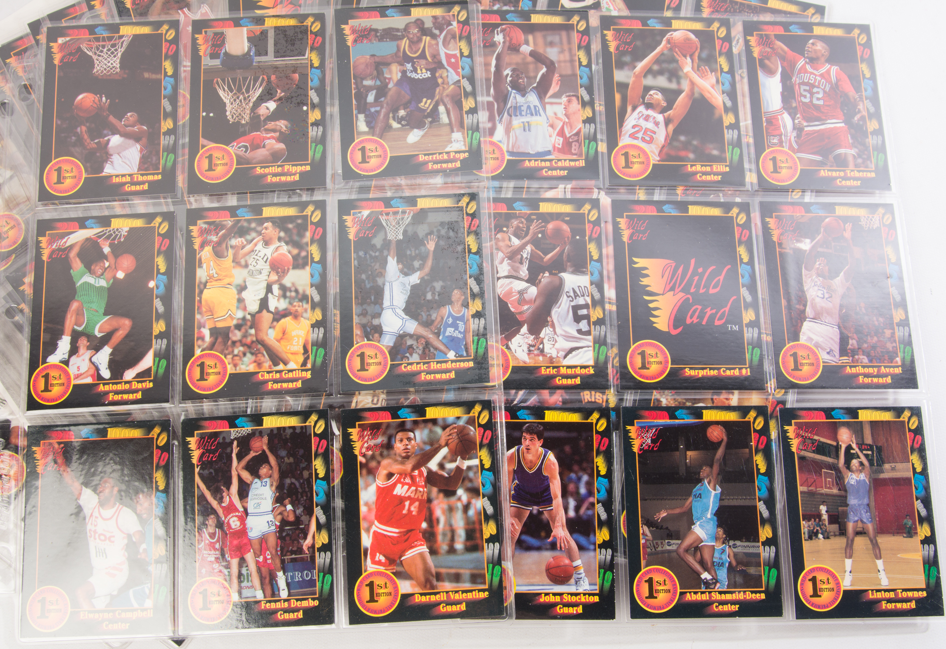 1992 College Basketball Trading Cards