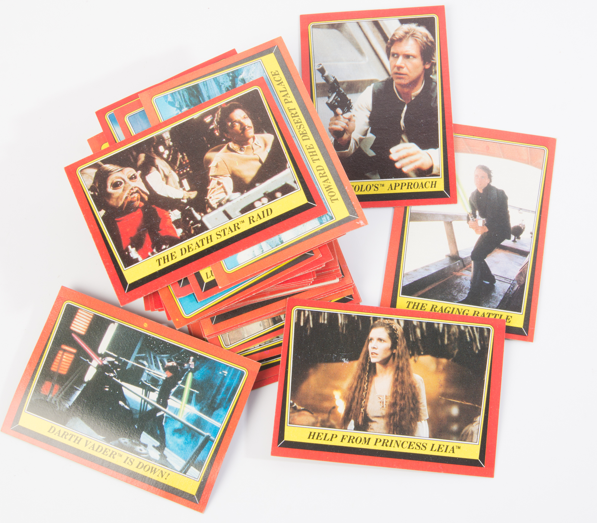 Vintage 1983 Topps "Return of the Jedi" Trading Cards