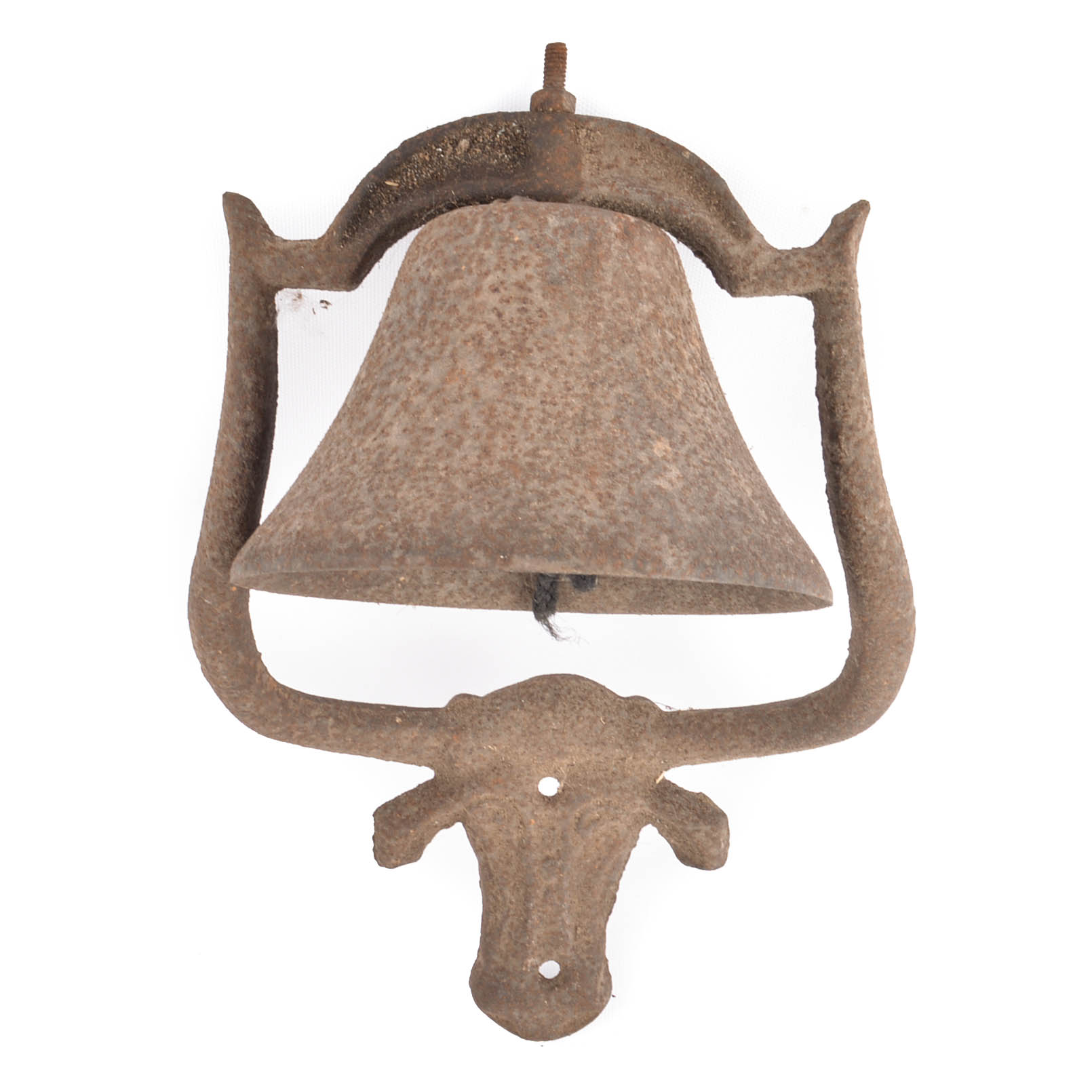 Vintage Cast Iron Texas Longhorn Dinner Bell