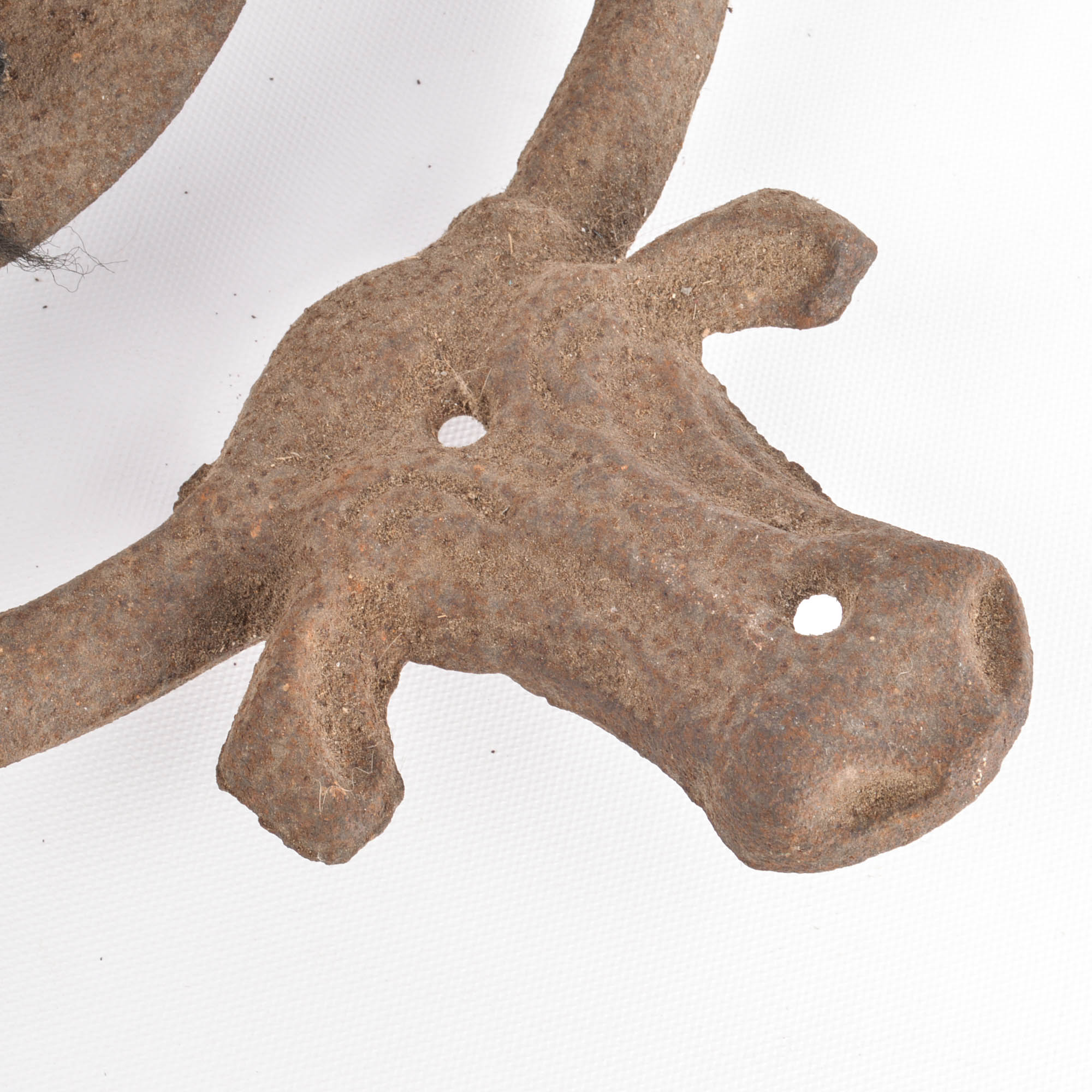 Vintage Cast Iron Texas Longhorn Dinner Bell