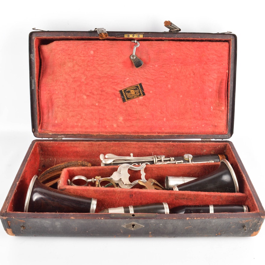 Antique Clarinets and Case