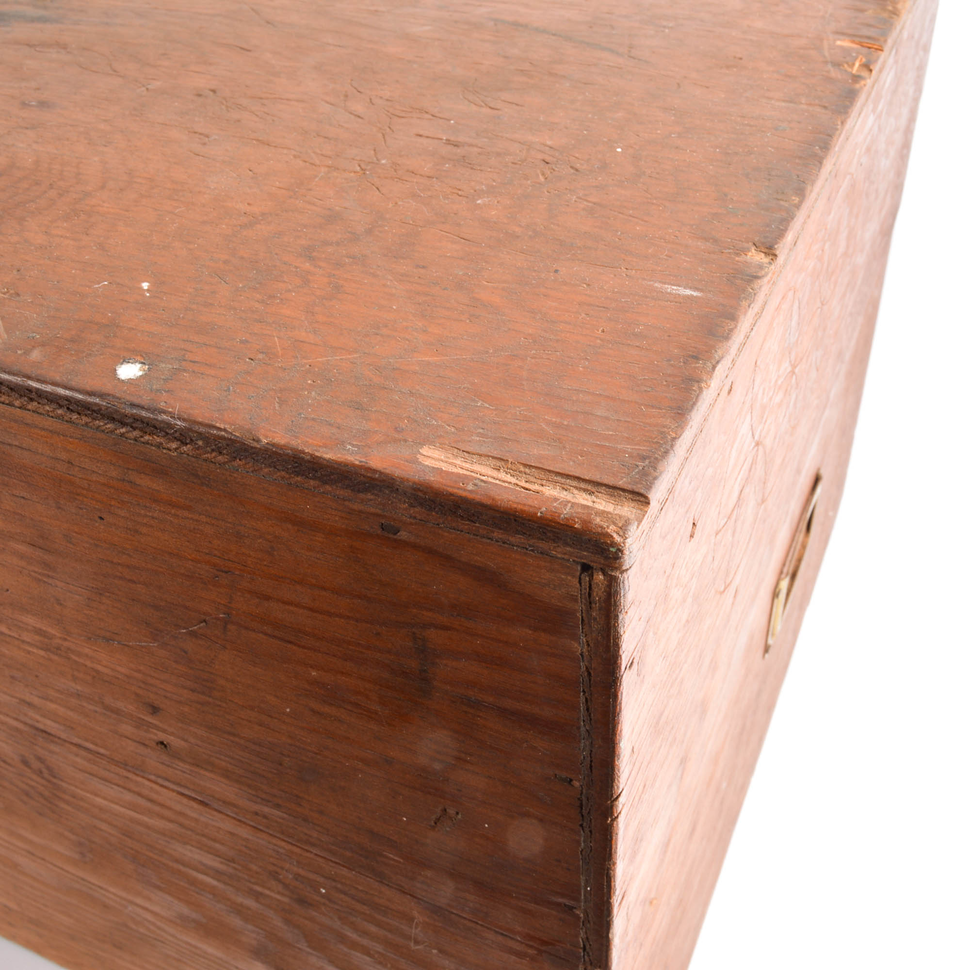 Vintage Wooden File Box