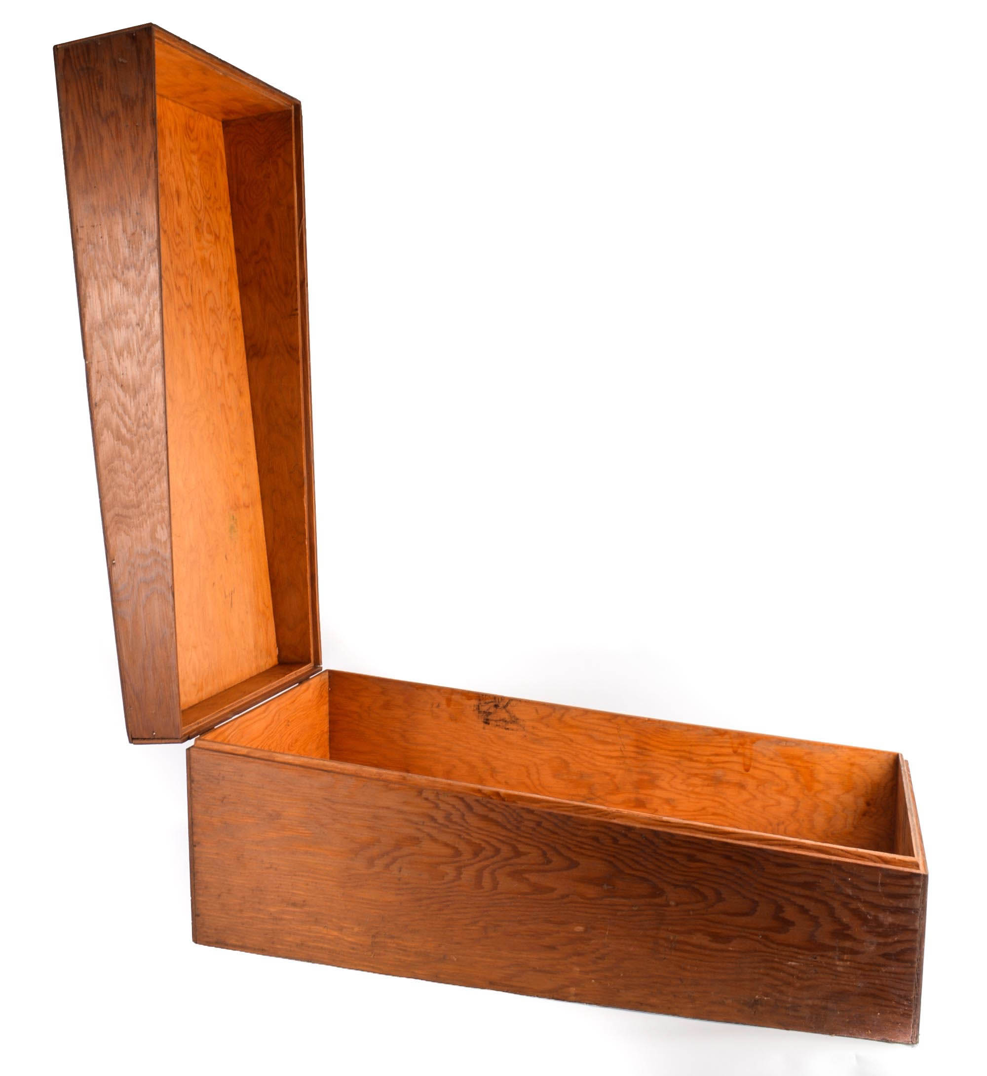 Vintage Wooden File Box