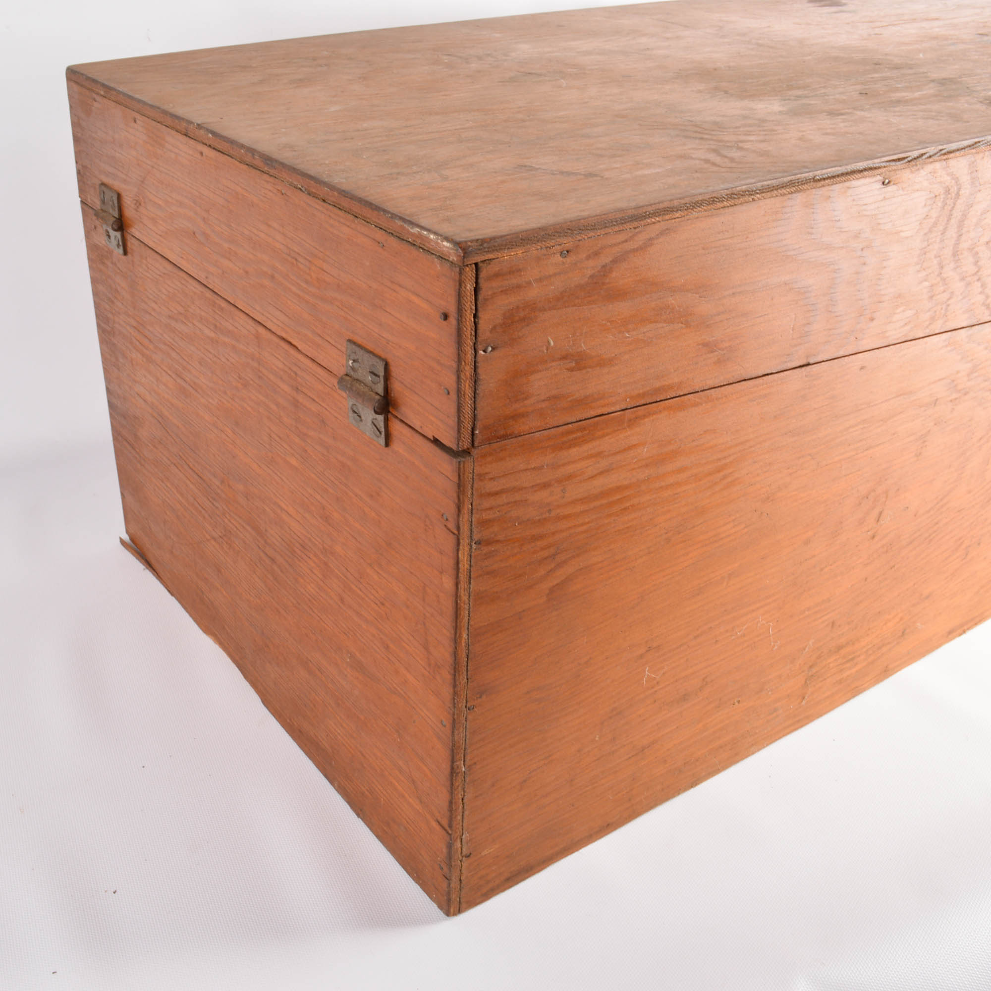 Vintage Wooden File Box