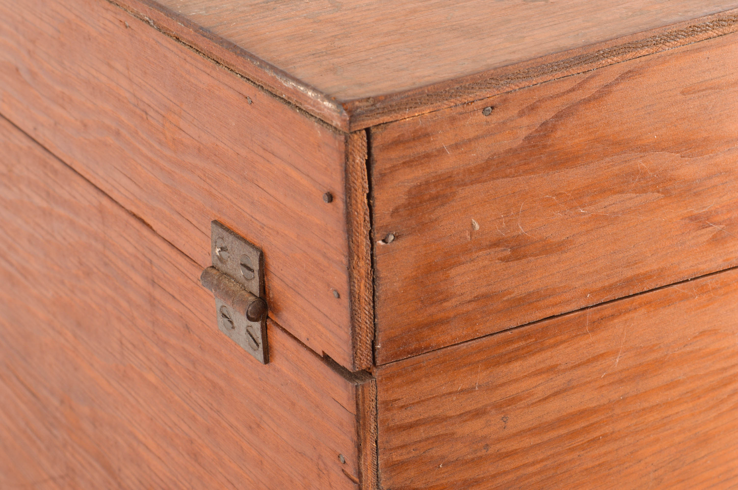 Vintage Wooden File Box