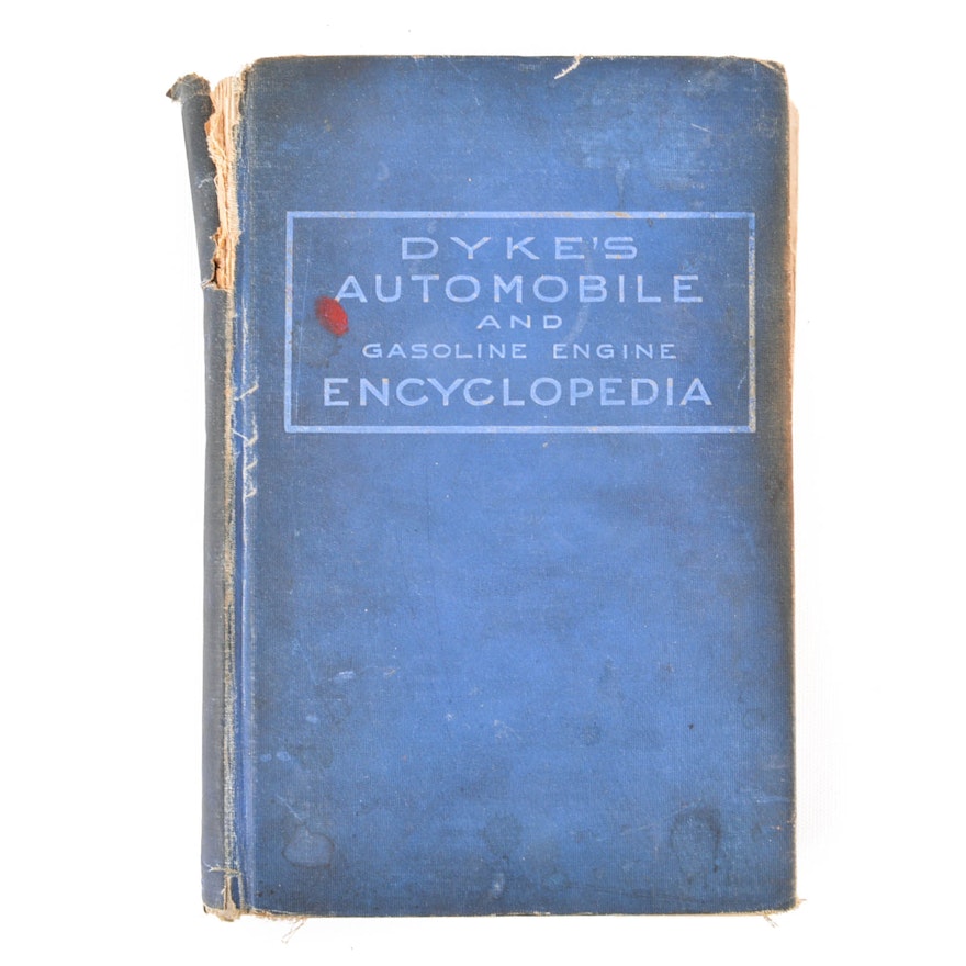 1919 "Dyke's Automobile And Gasoline Engine Encyclopedia"