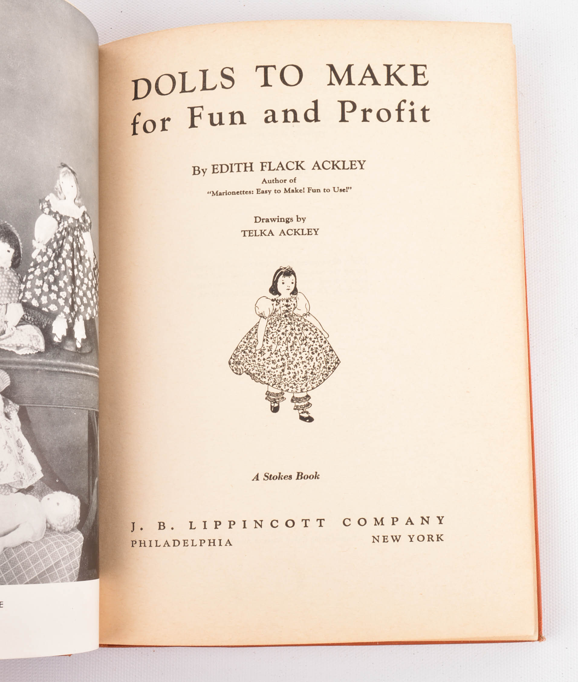 First Edition Sixth Printing Of "Dolls To Make For Fun And Profit"