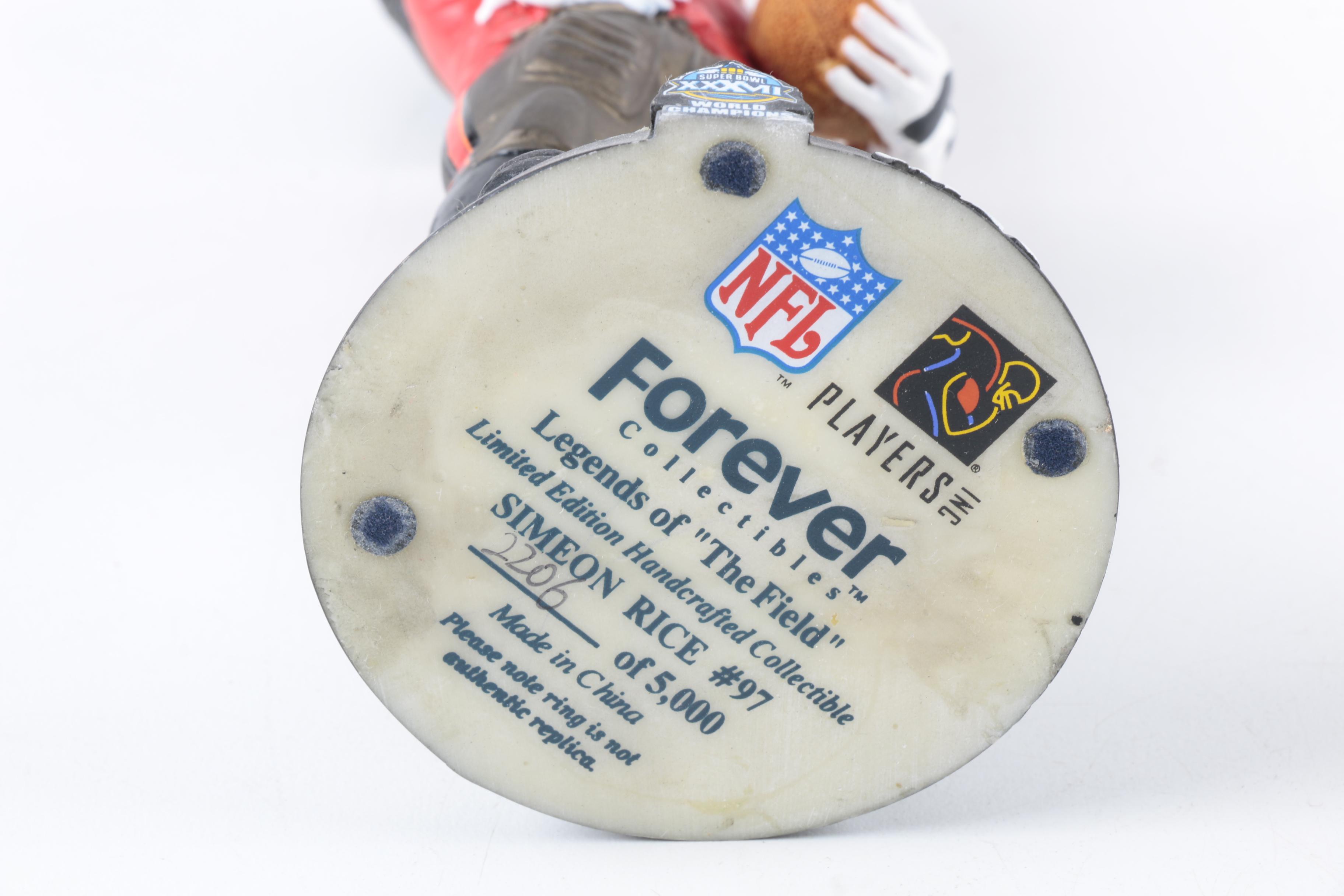 Limited Edition Simeon Rice and Mike Alstott Bobbleheads