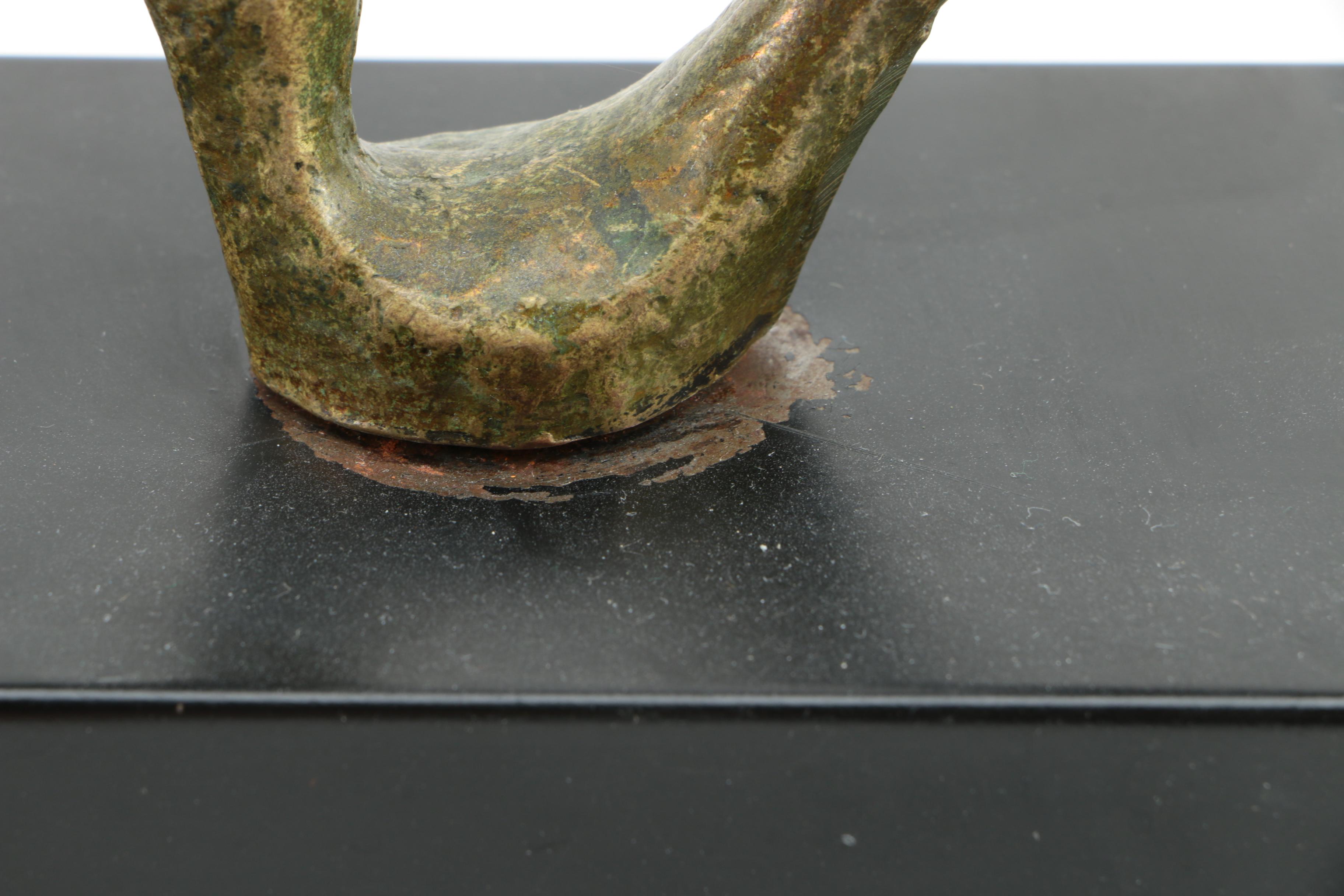 Mid-Century Figural Metal Sculpture After Frederic Weinberg