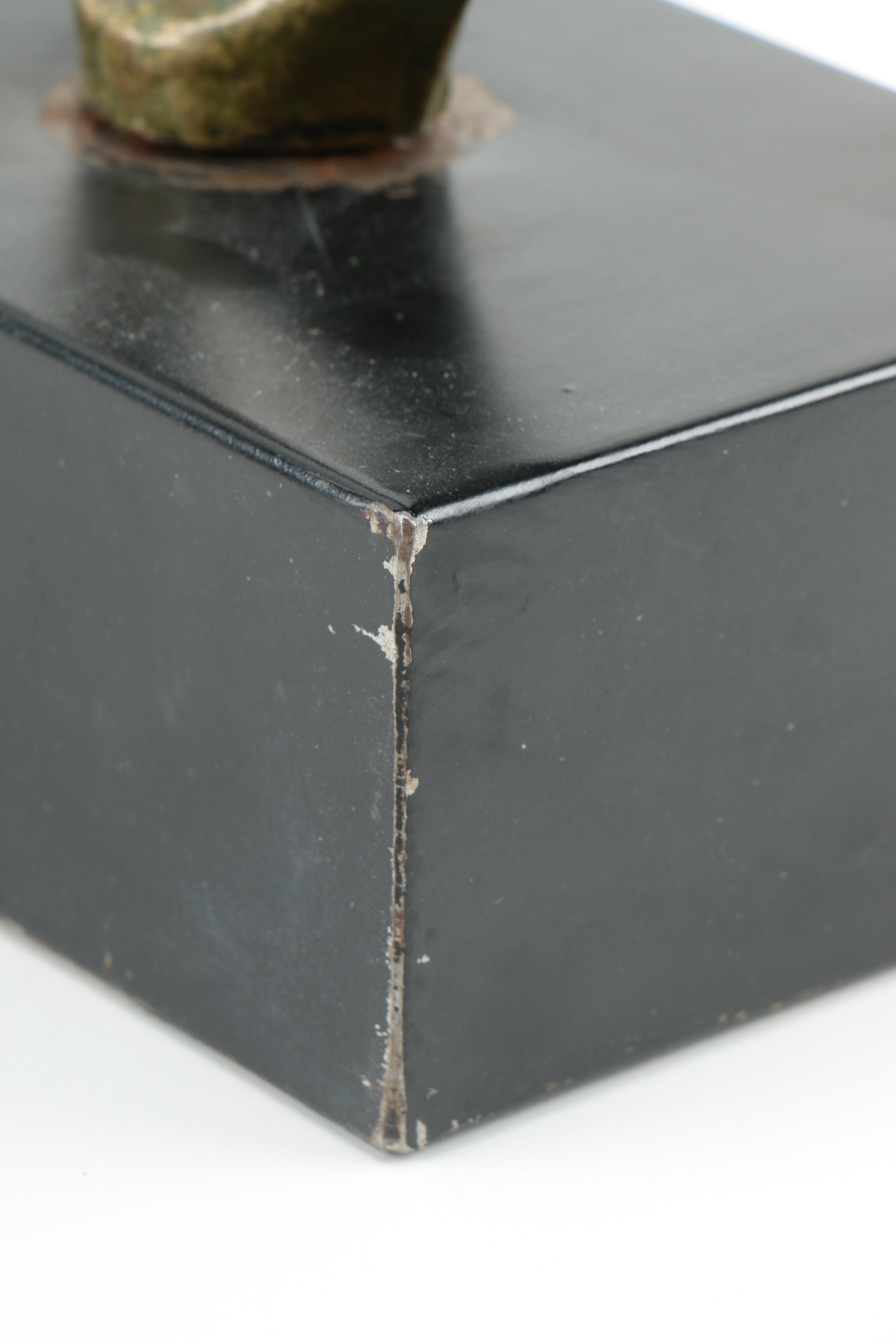 Mid-Century Figural Metal Sculpture After Frederic Weinberg