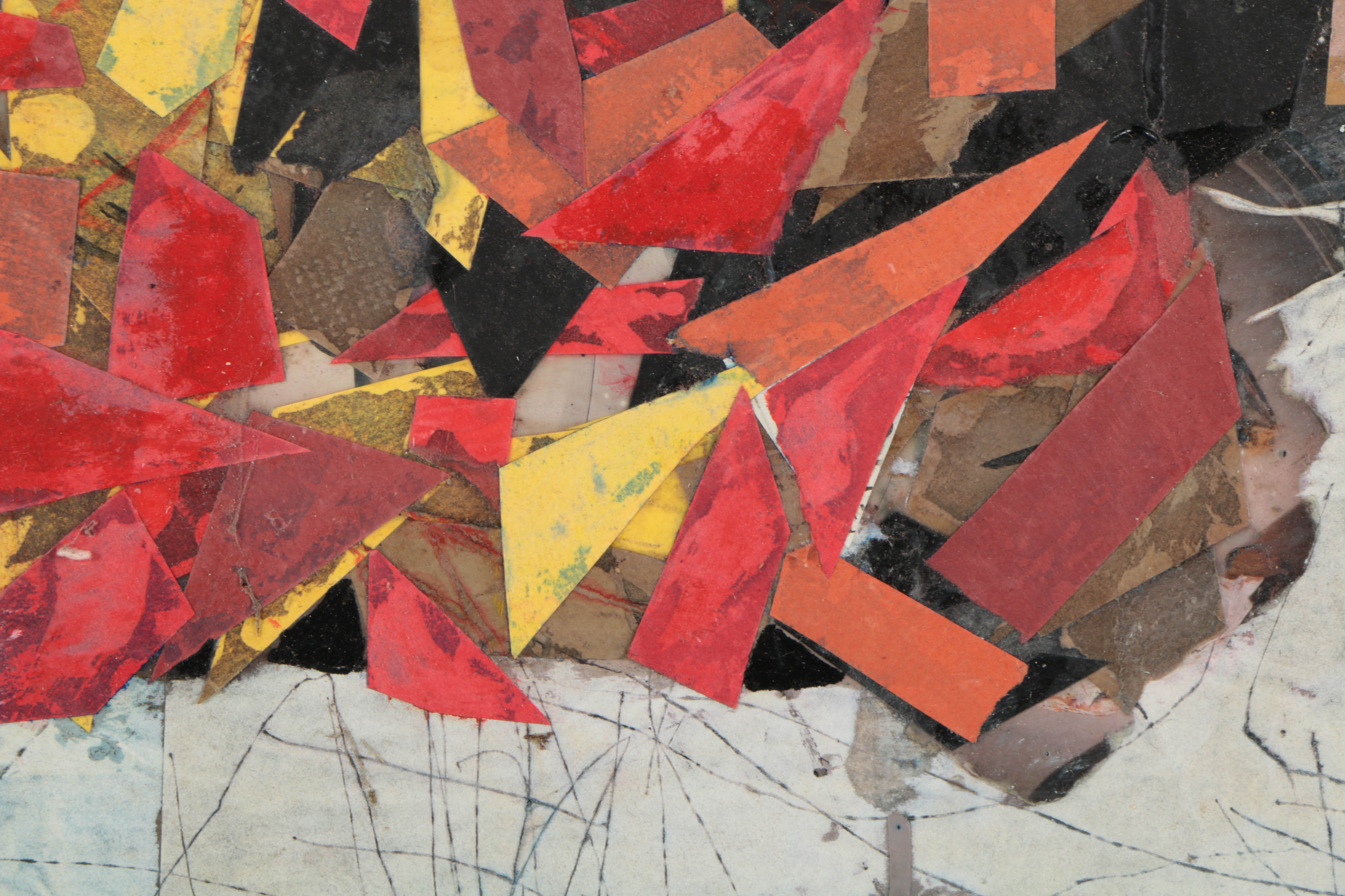 Collection of Ronald Ahlström Abstract Compositions on Canvas Boards