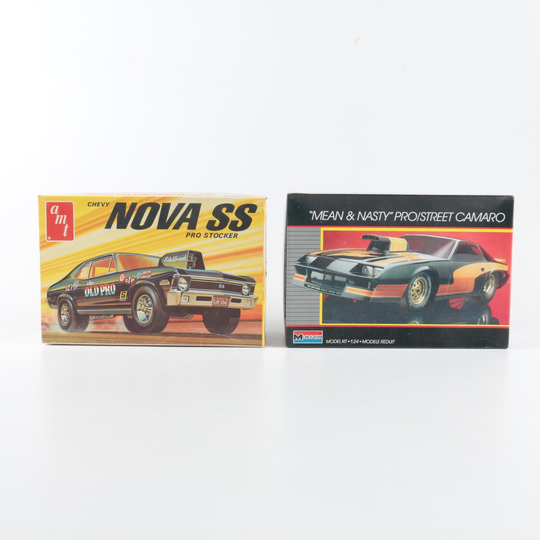 Collection of Muscle Car Model Kits