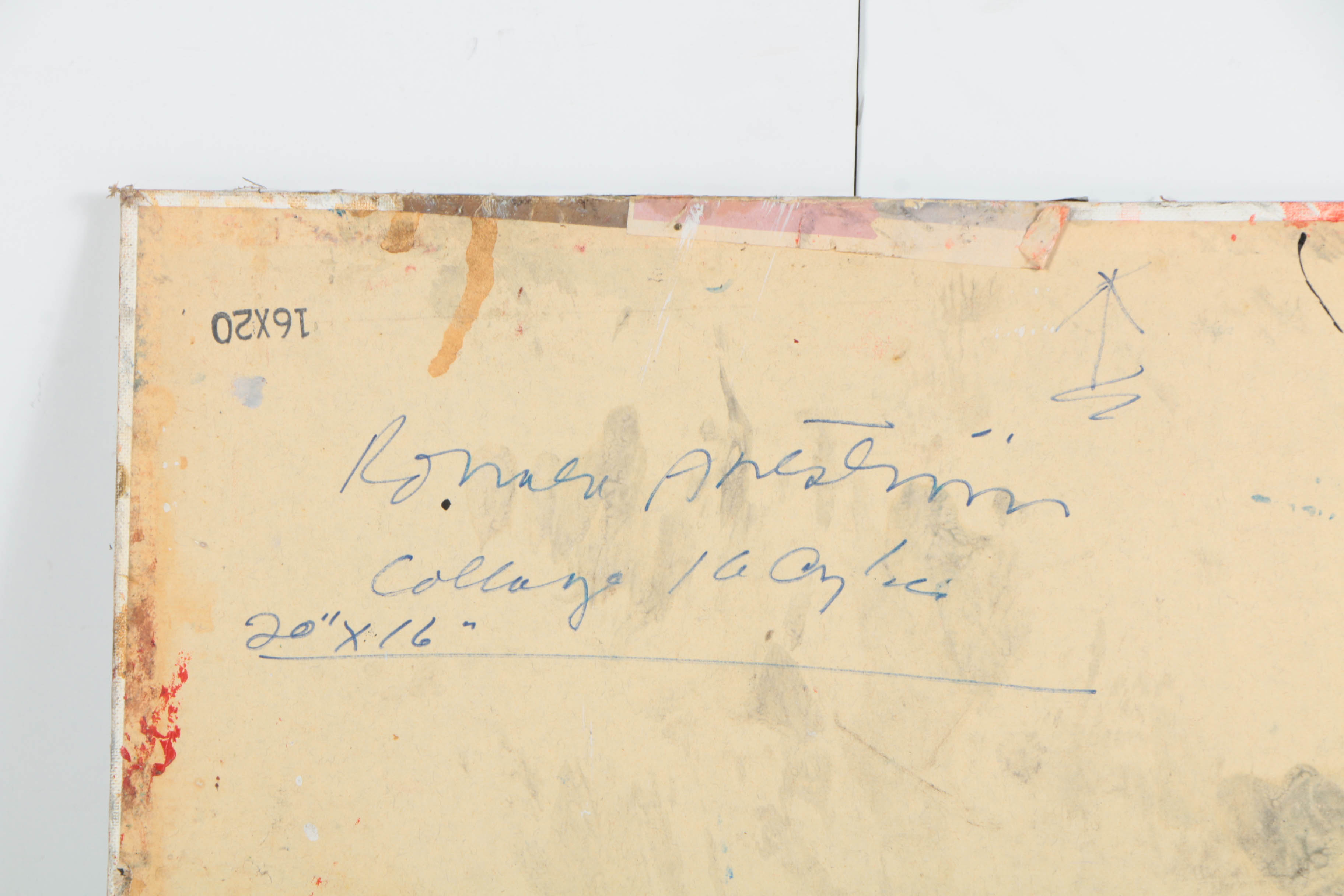 Collection of Ronald Ahlström Abstract Compositions on Canvas Boards