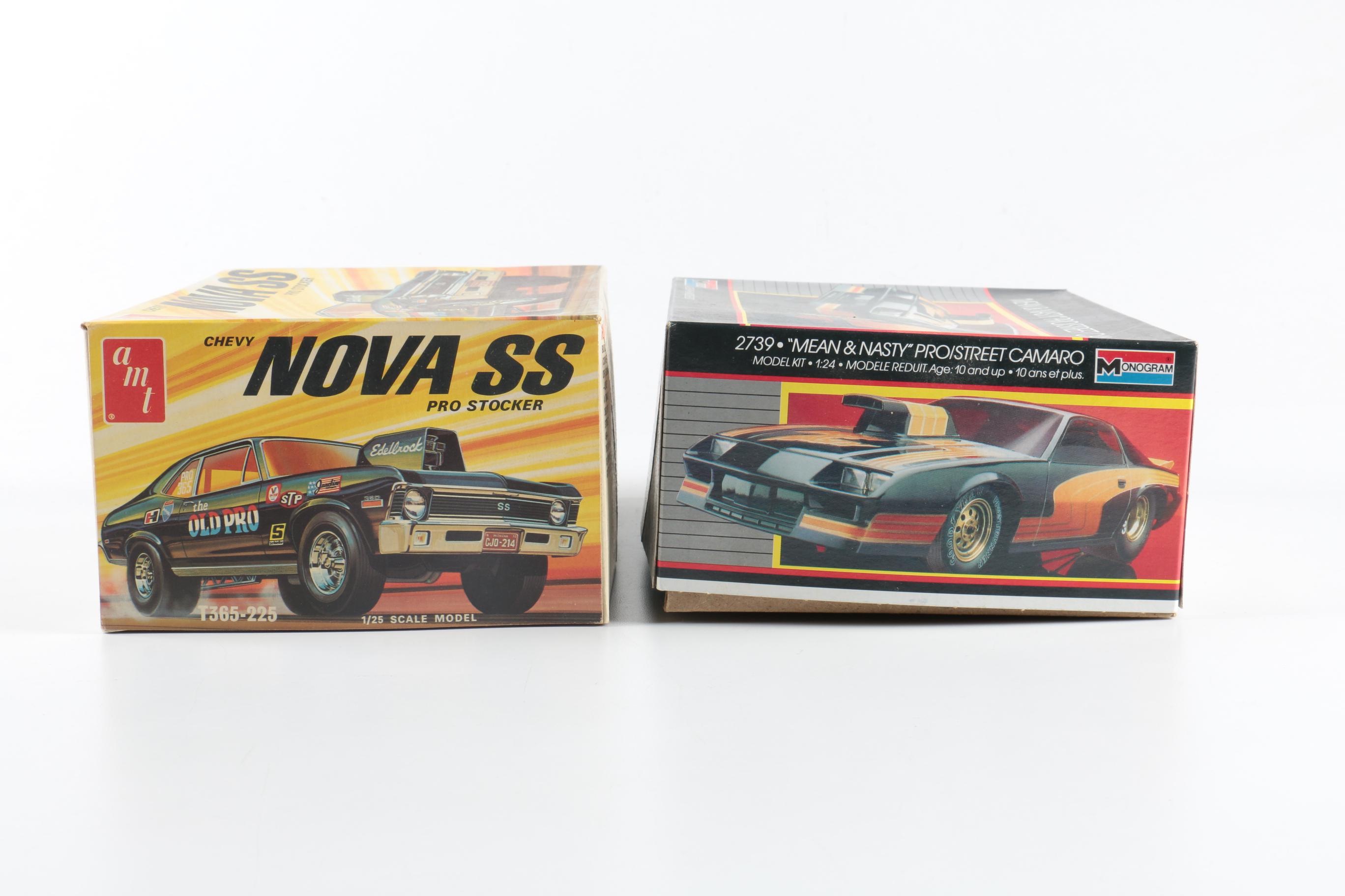 Collection of Muscle Car Model Kits