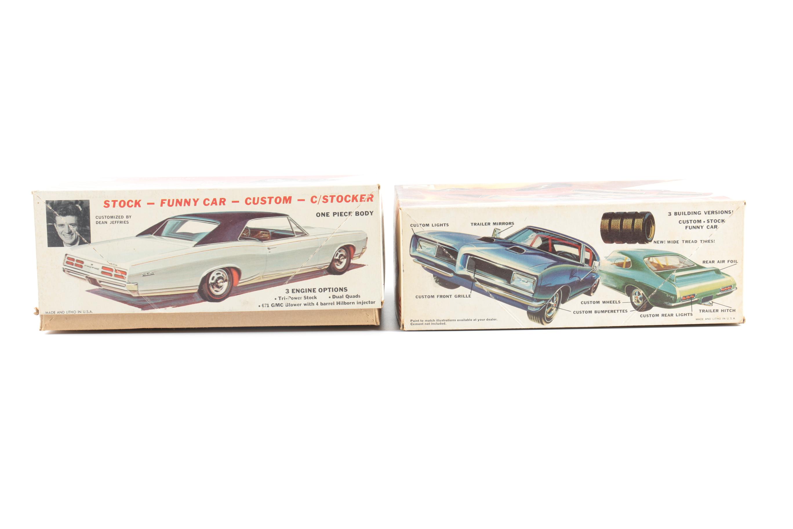 Collection of Muscle Car Model Kits