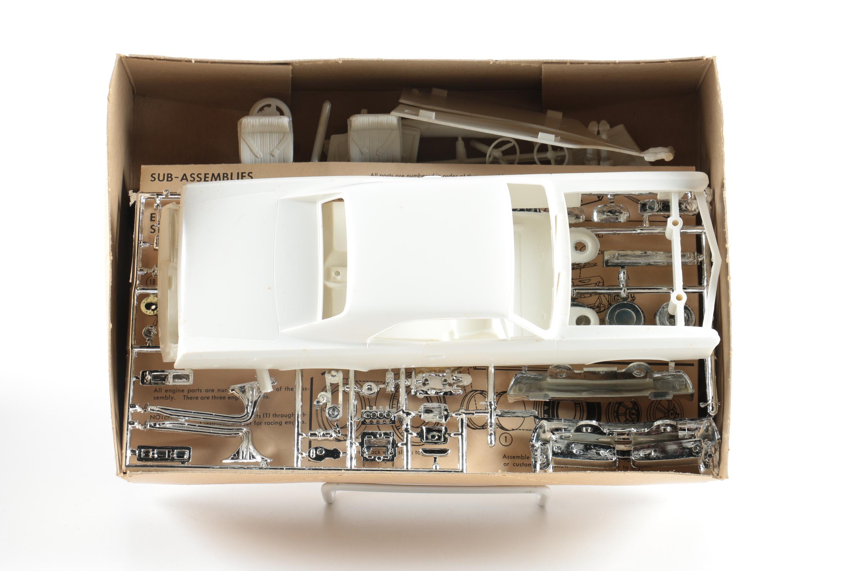 Collection of Muscle Car Model Kits