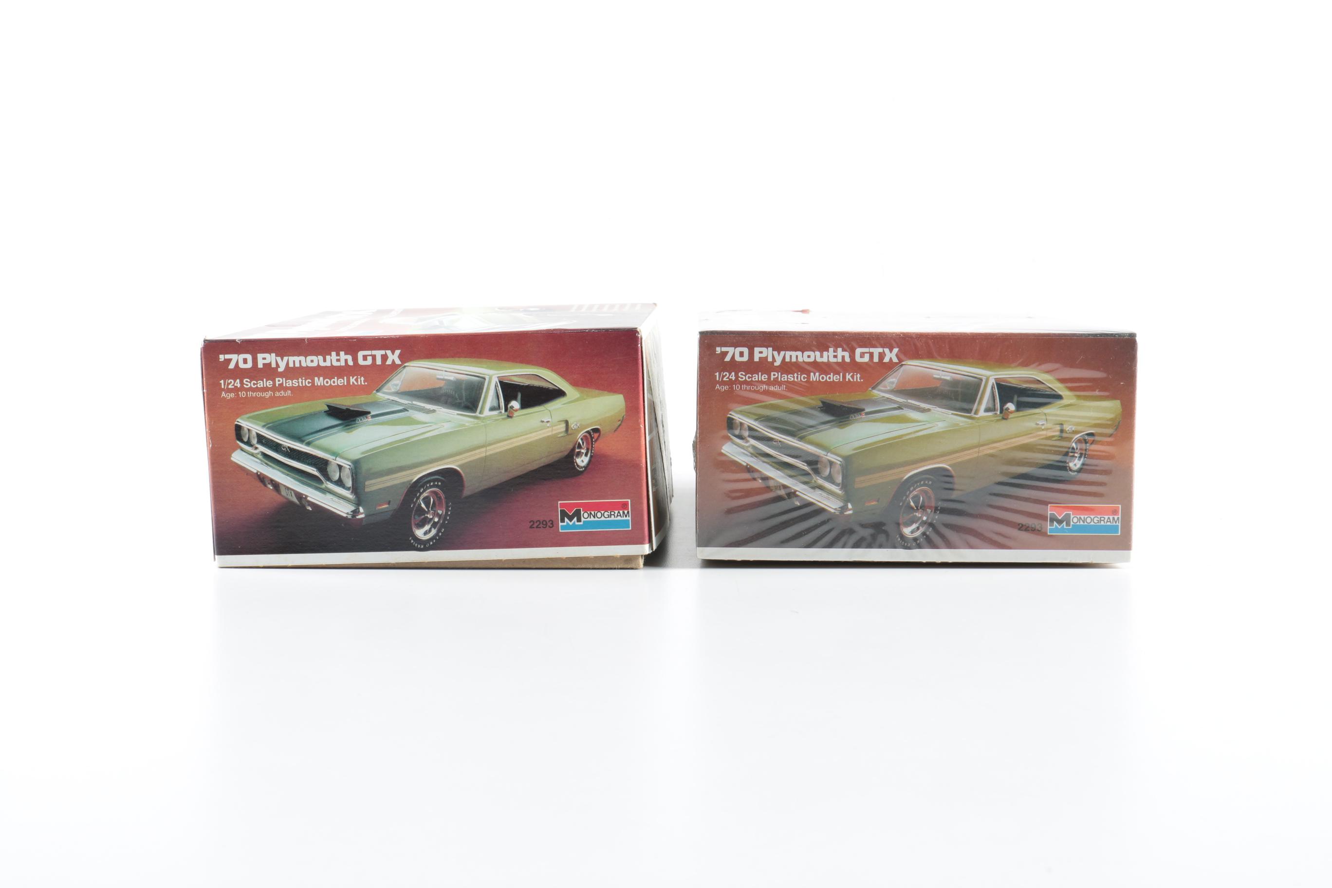 Collection of Muscle Car Model Kits