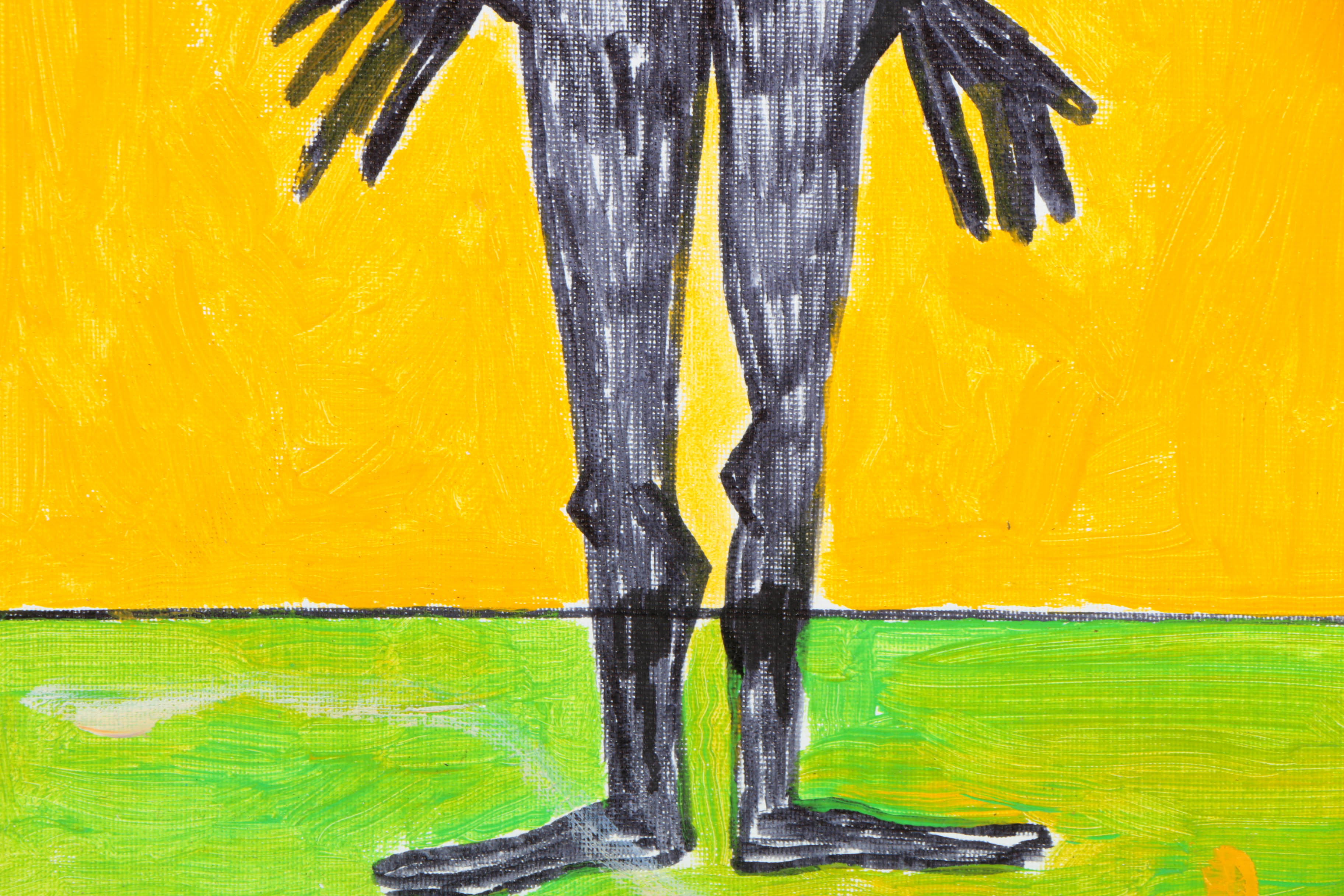 Collection of Ronald Ahlström Abstract Compositions on Canvas Boards