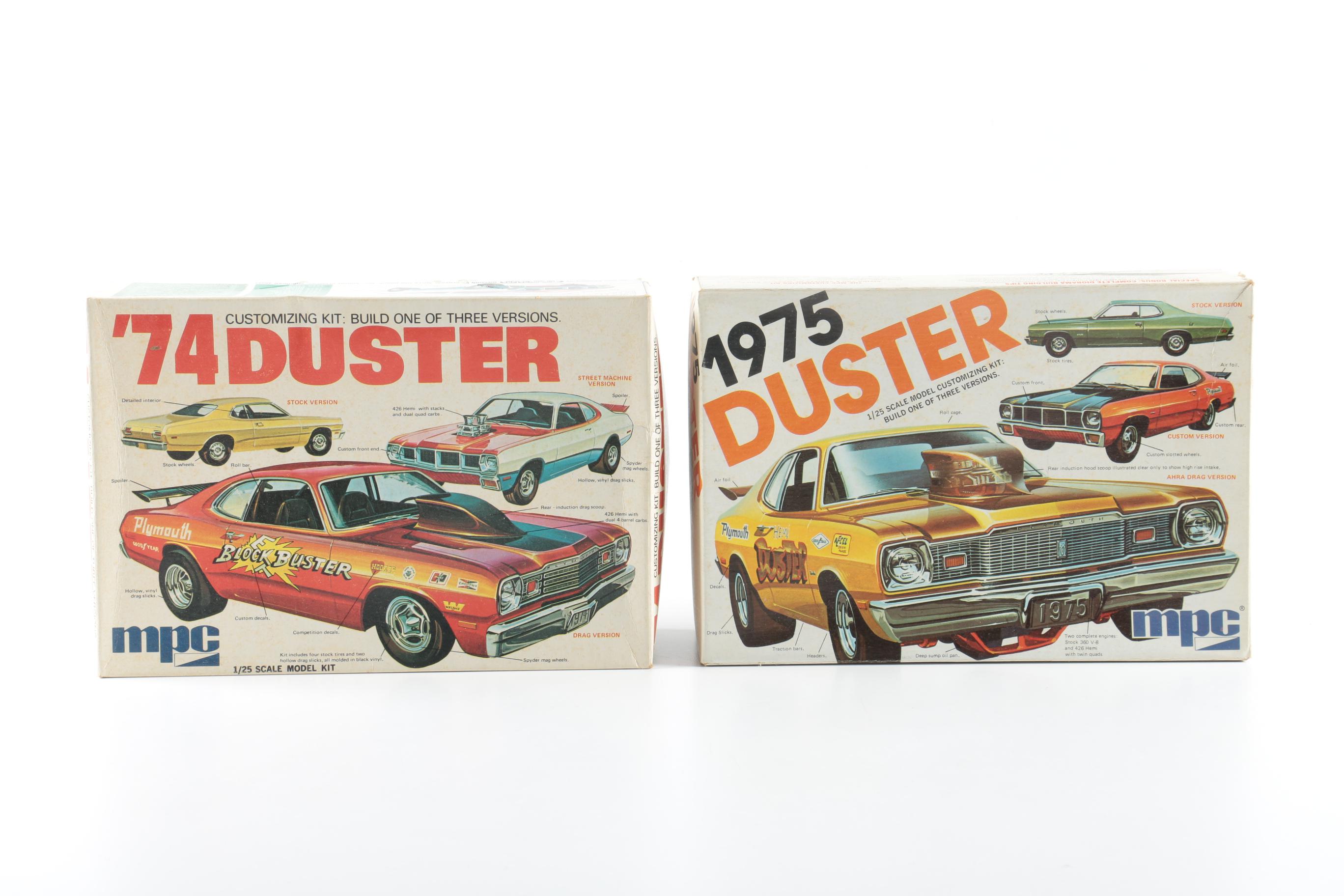 Collection of Muscle Car Model Kits