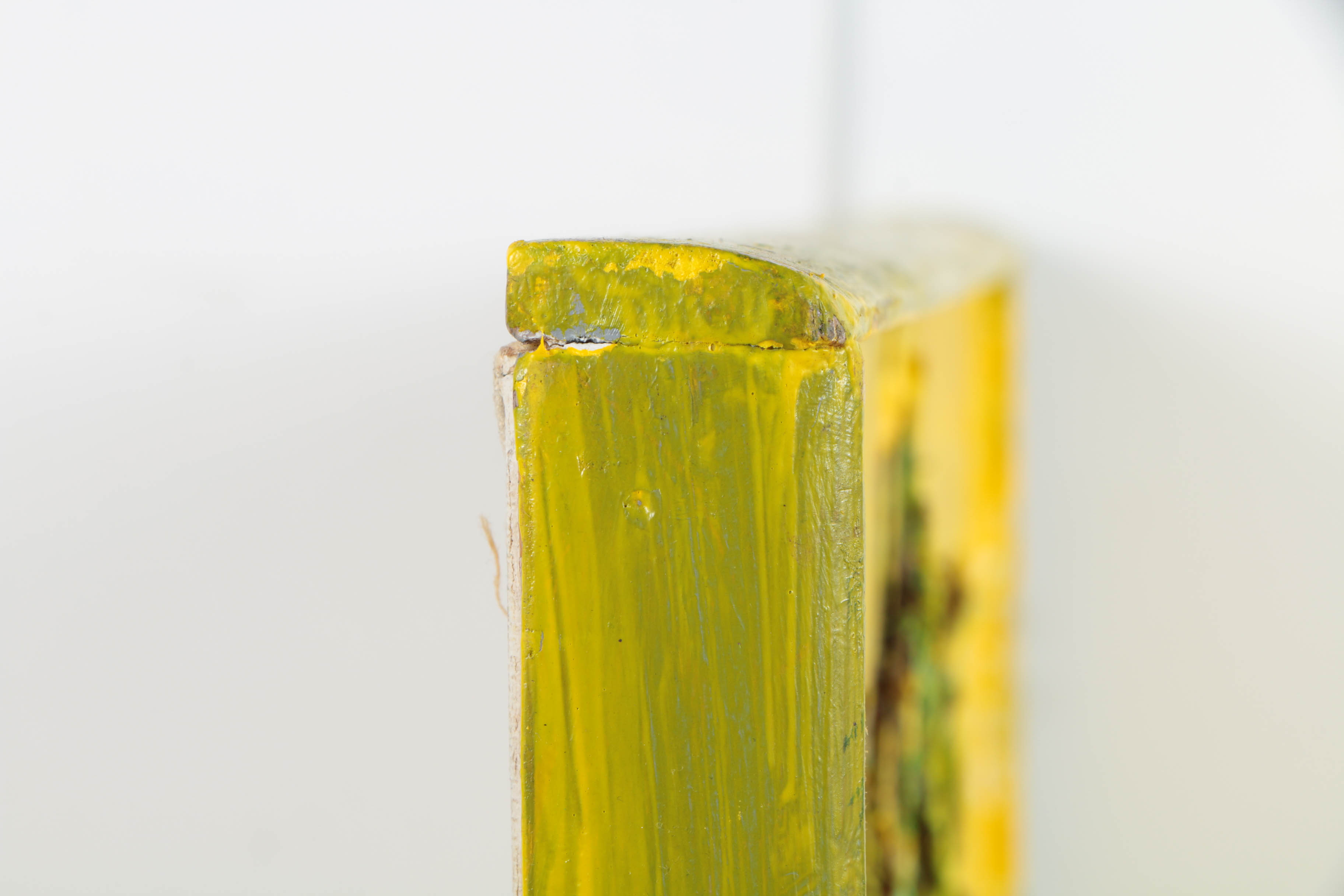 Ronald Ahlström Mixed Media Collage on Canvas "Untitled"