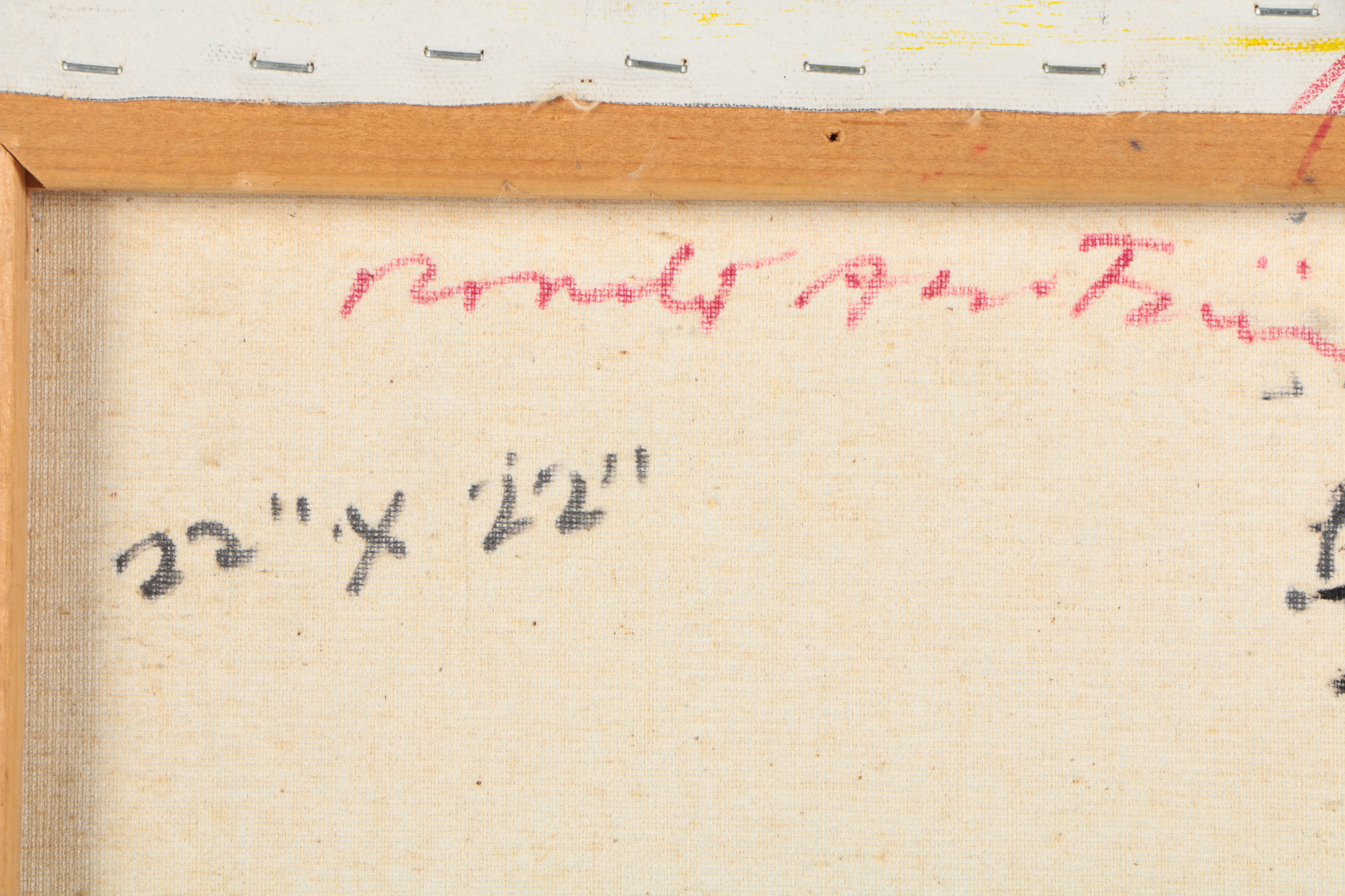 Ronald Ahlström Mixed Media Collage on Canvas "Untitled"