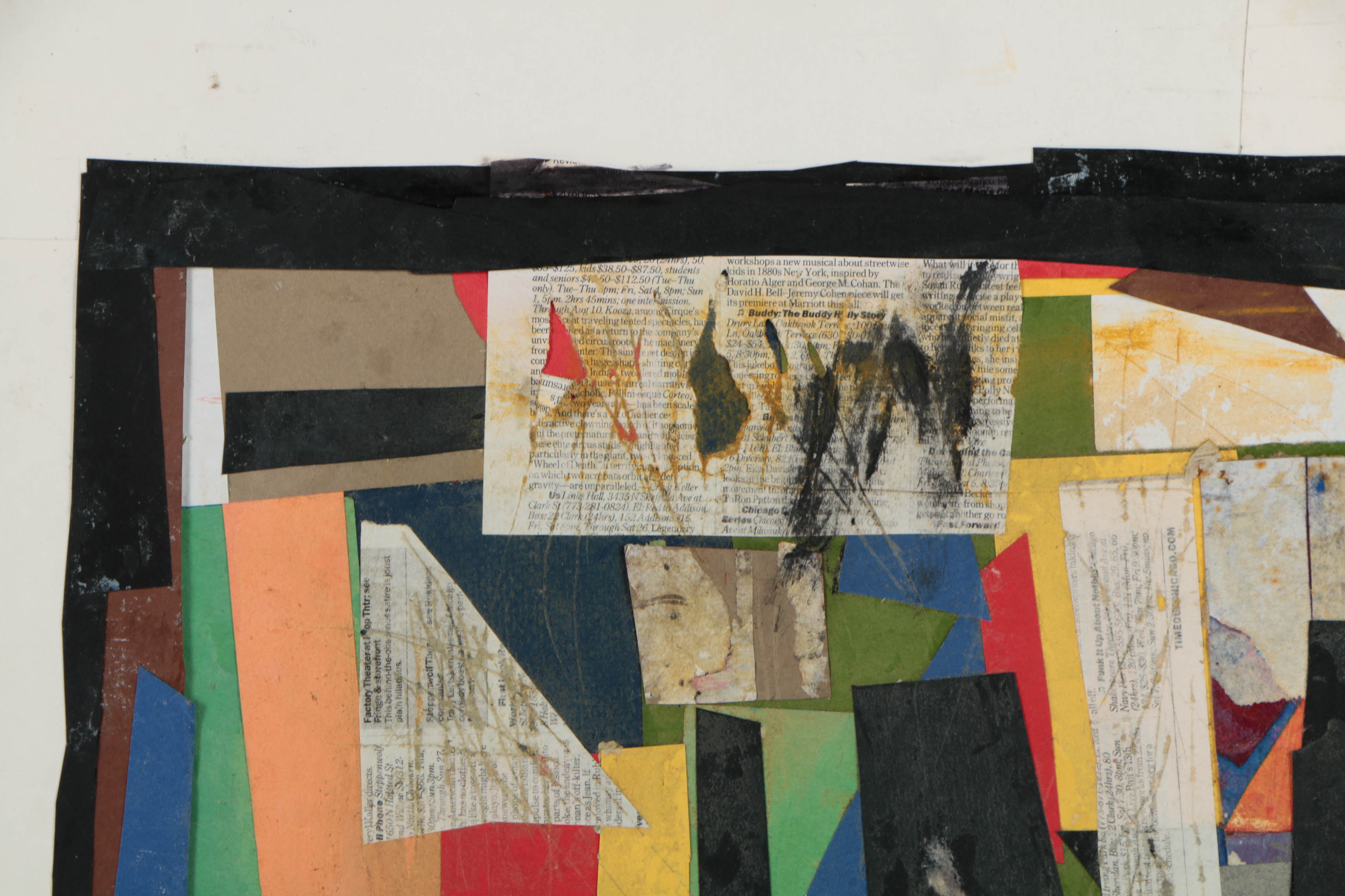 Collection of Ronald Ahlström Mix Media Collage on Board