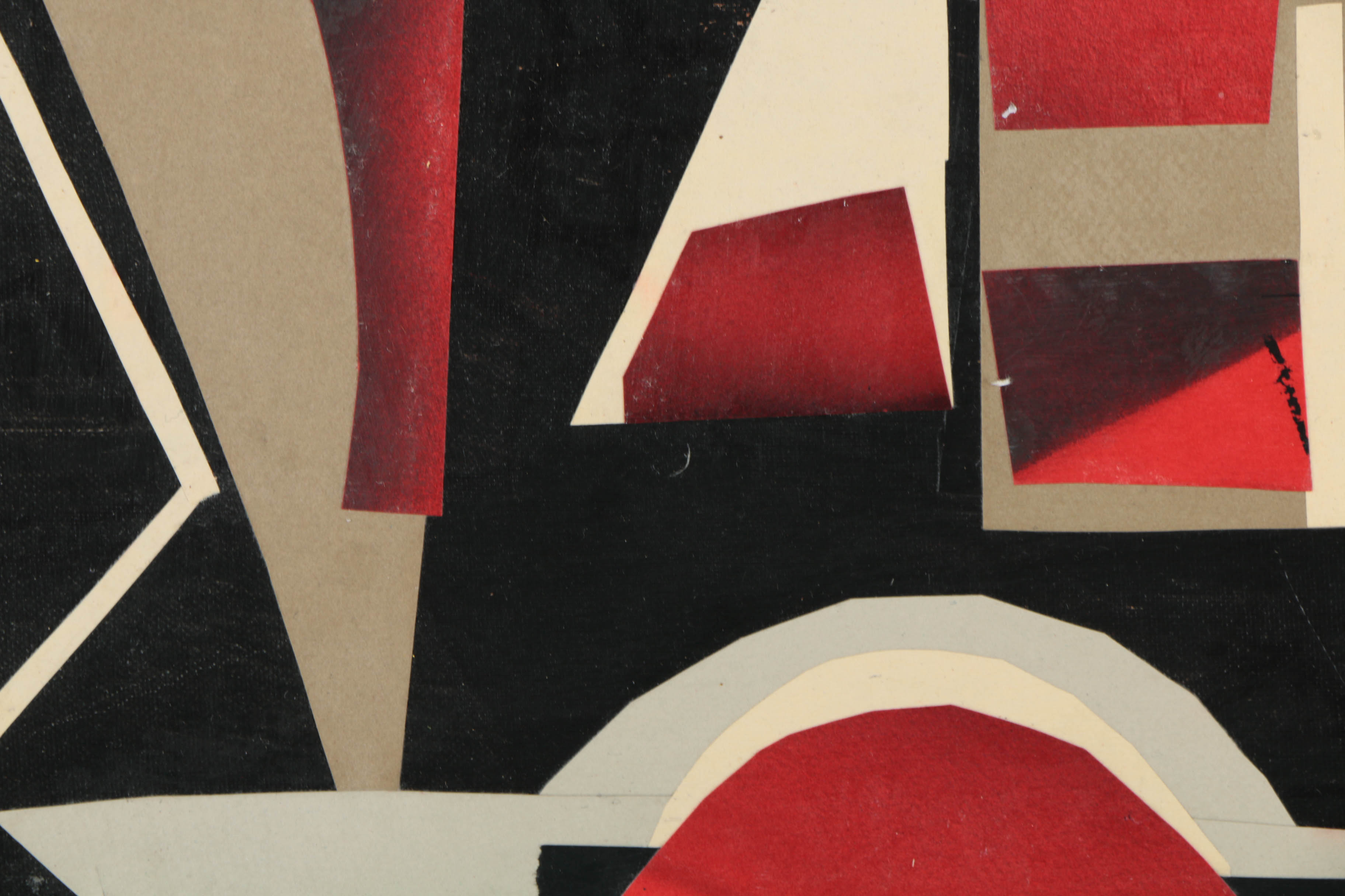 Collection of Ronald Ahlström Mix Media Collage on Board