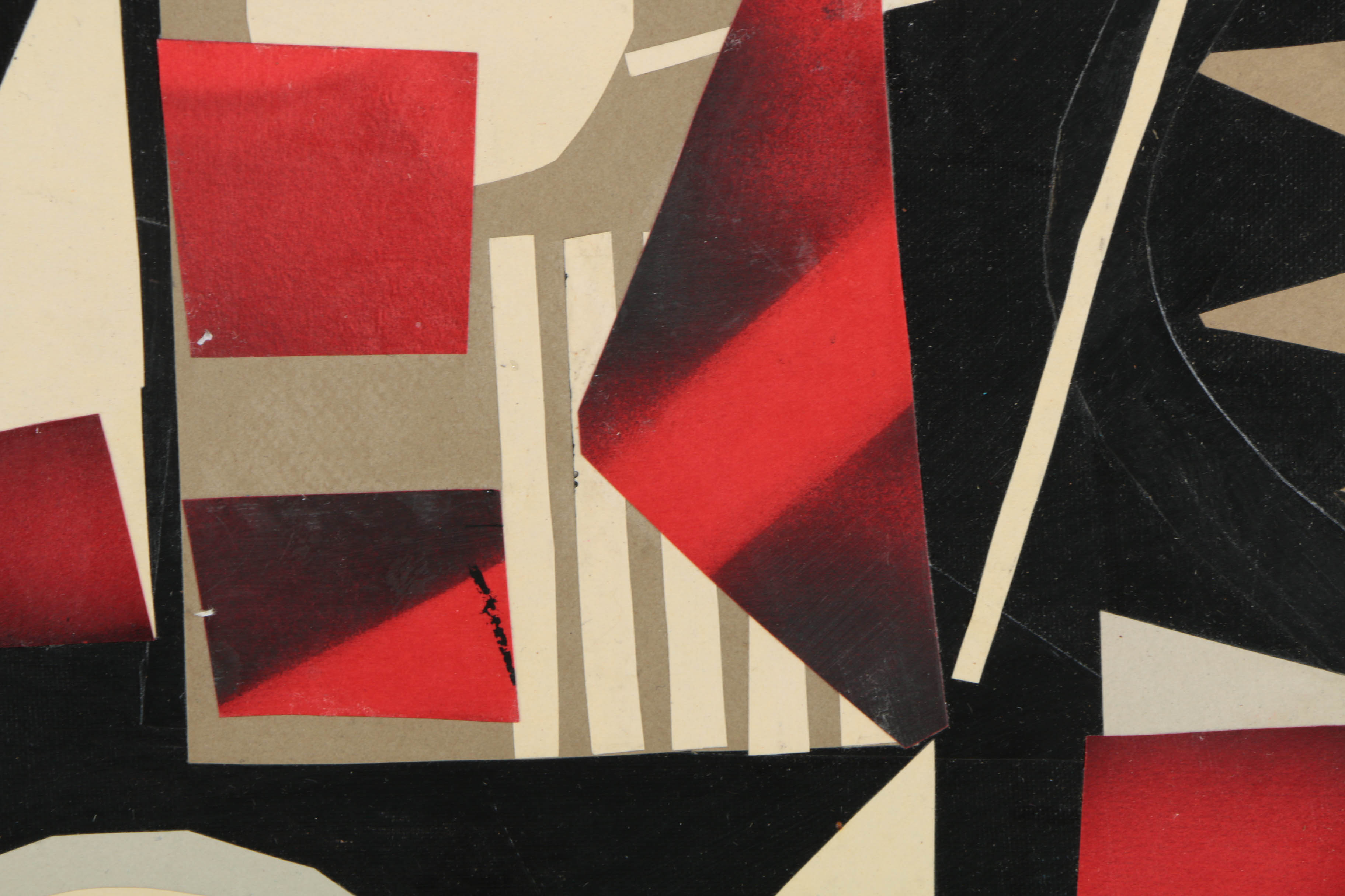 Collection of Ronald Ahlström Mix Media Collage on Board