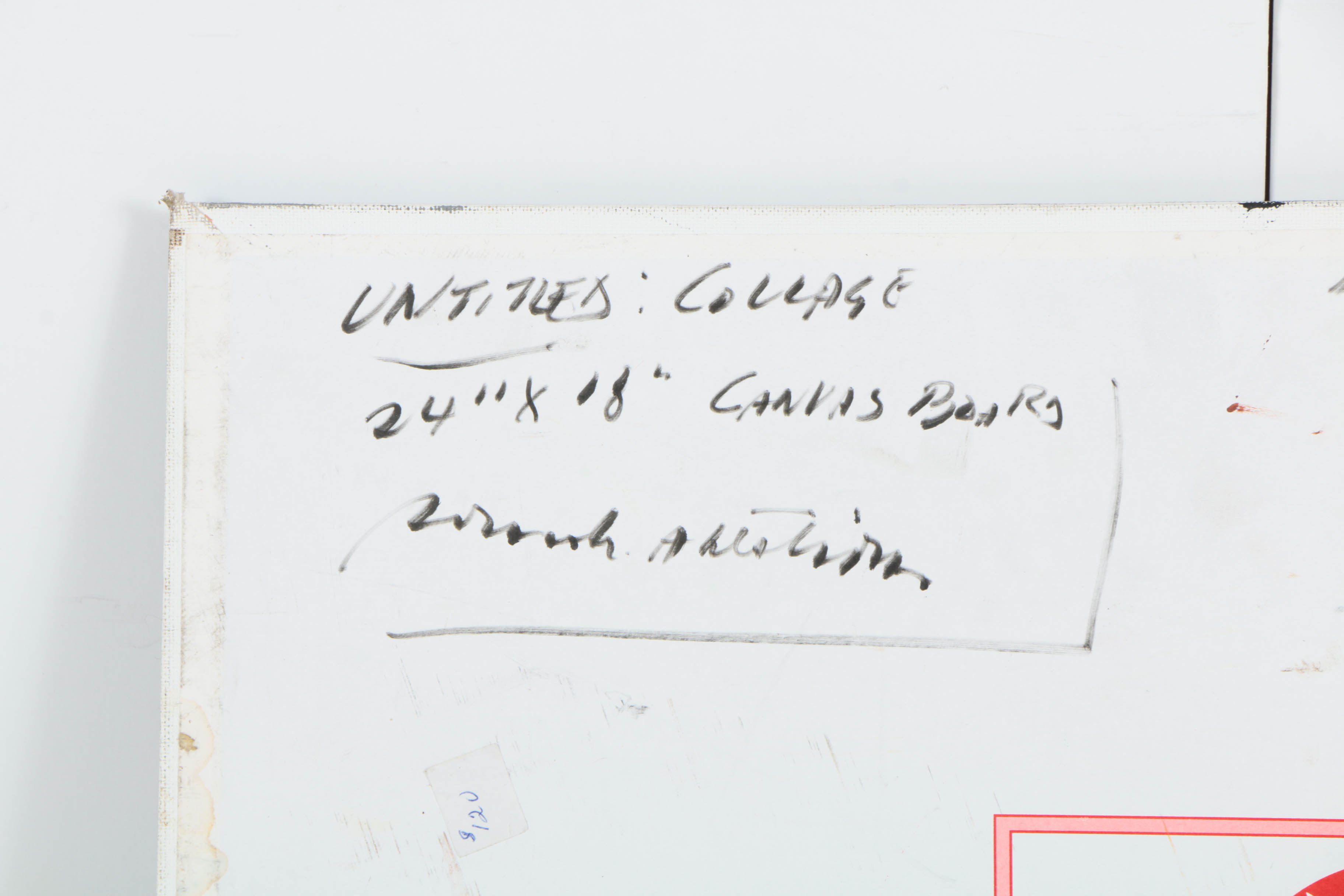 Collection of Ronald Ahlström Mix Media Collage on Board